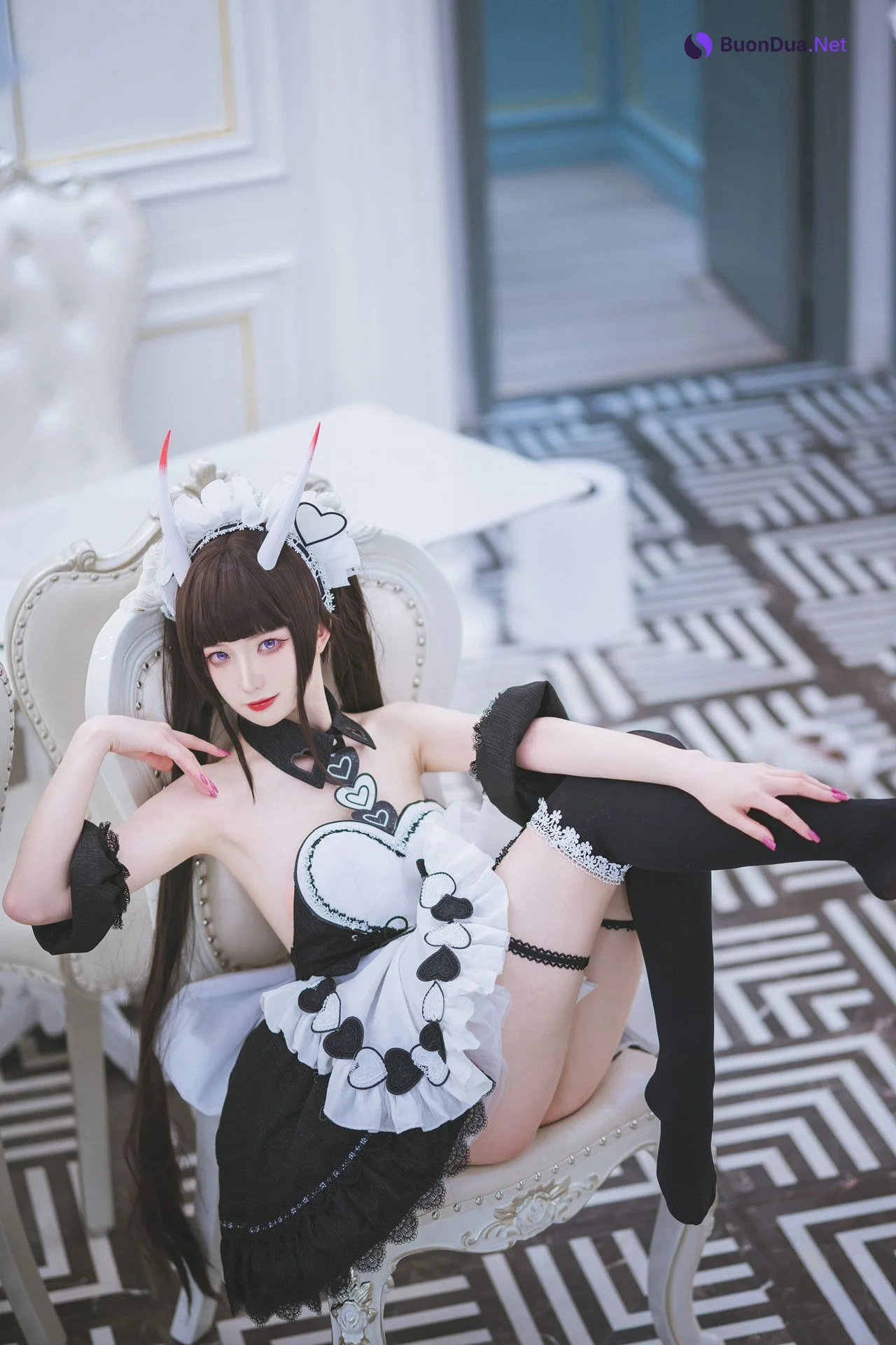 Cosplay 封疆疆v 能代女仆 - 写真 13