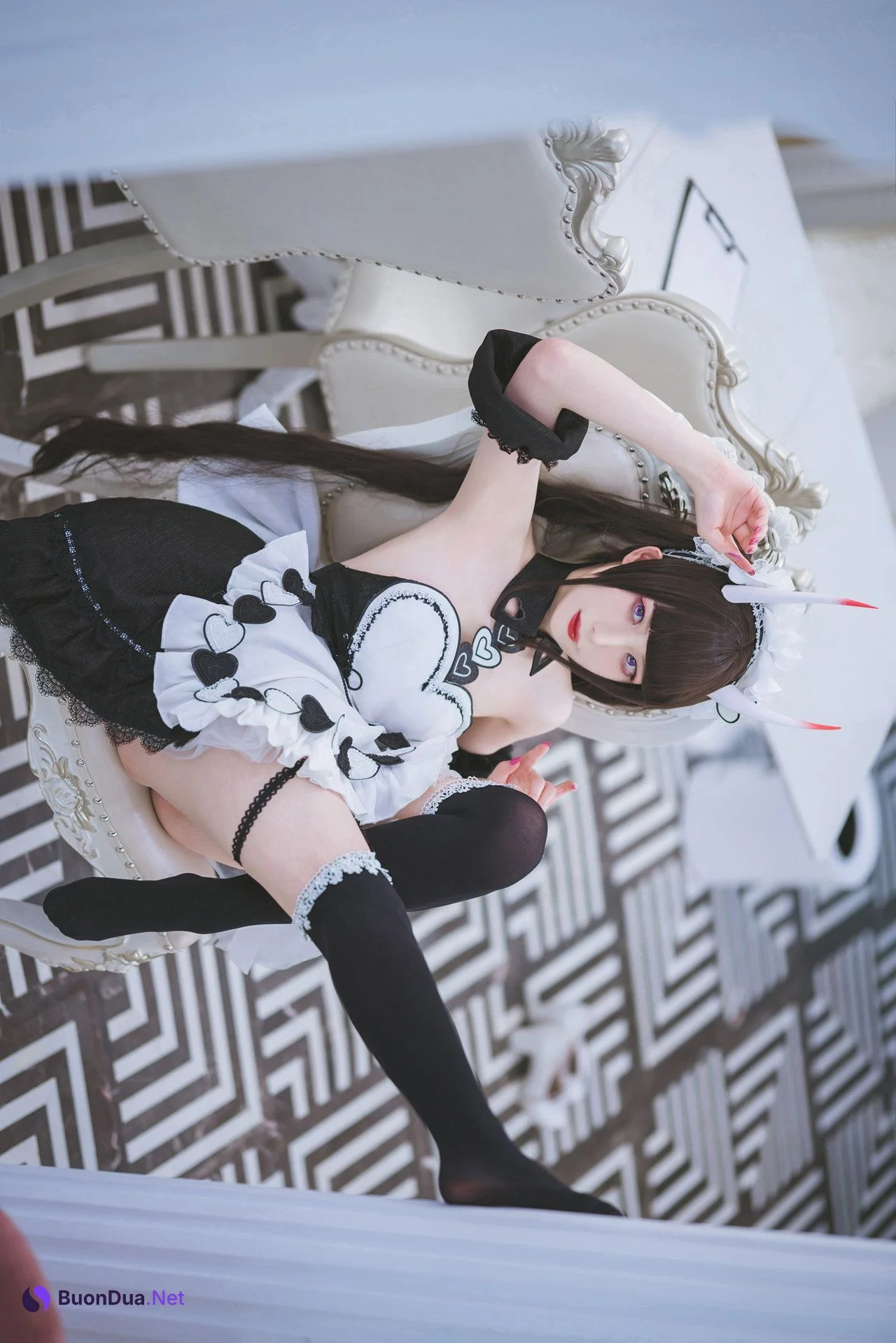 Cosplay 封疆疆v 能代女仆 - 写真 14