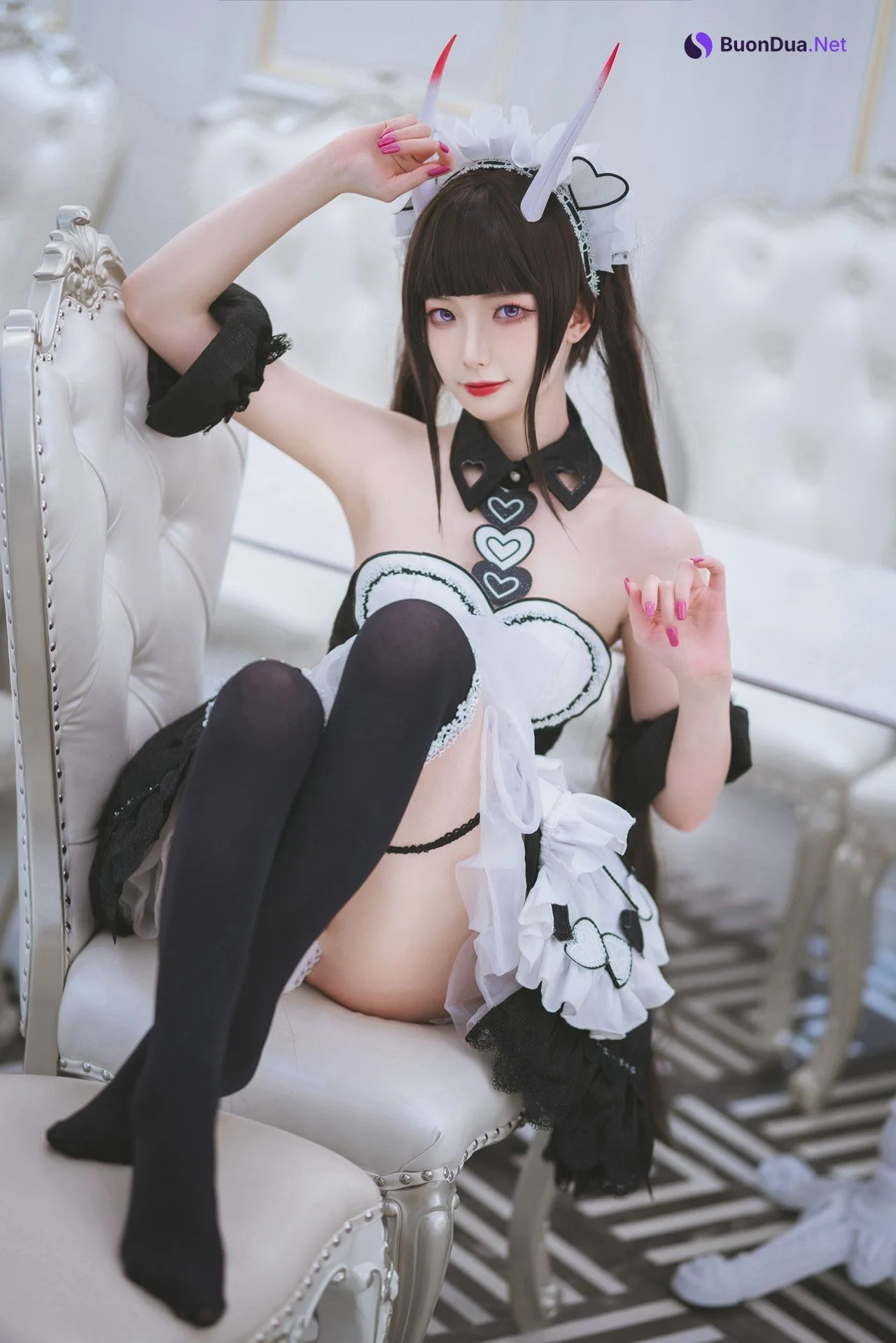 Cosplay 封疆疆v 能代女仆 - 写真 19