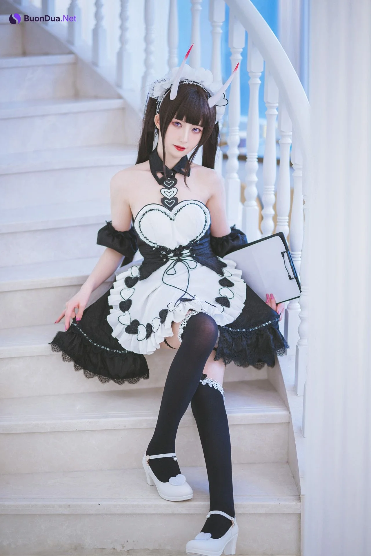 Cosplay 封疆疆v 能代女仆 - 写真 3