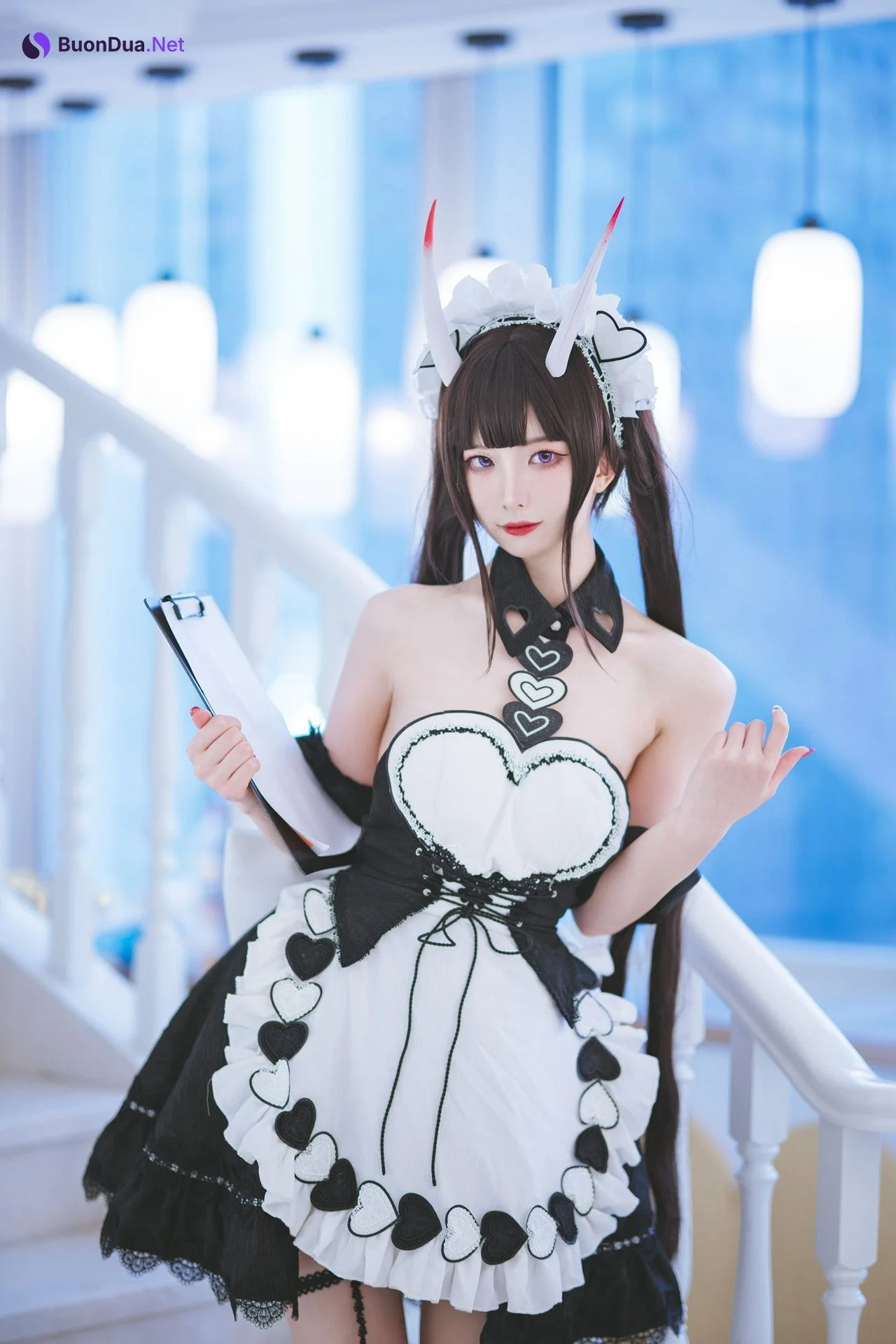 Cosplay 封疆疆v 能代女仆 - 写真 9