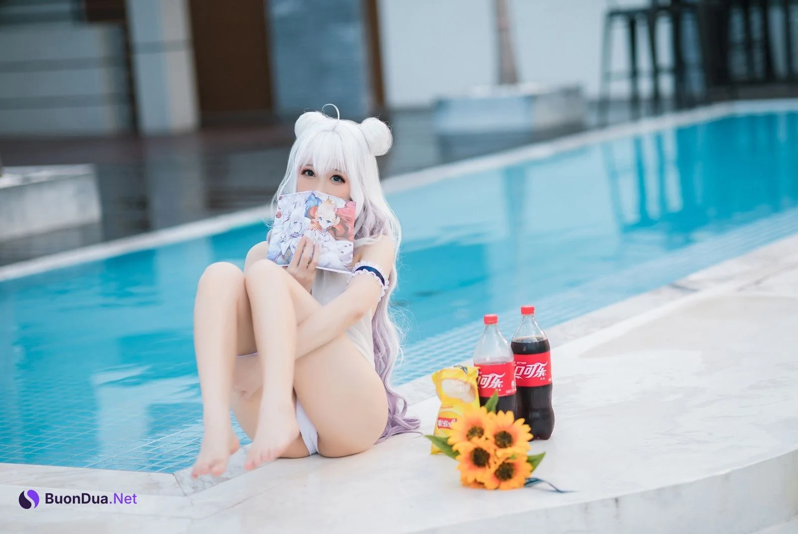 Cosplay 焖焖碳 恶毒泳衣 Vicious Swimsuit - Photo 4