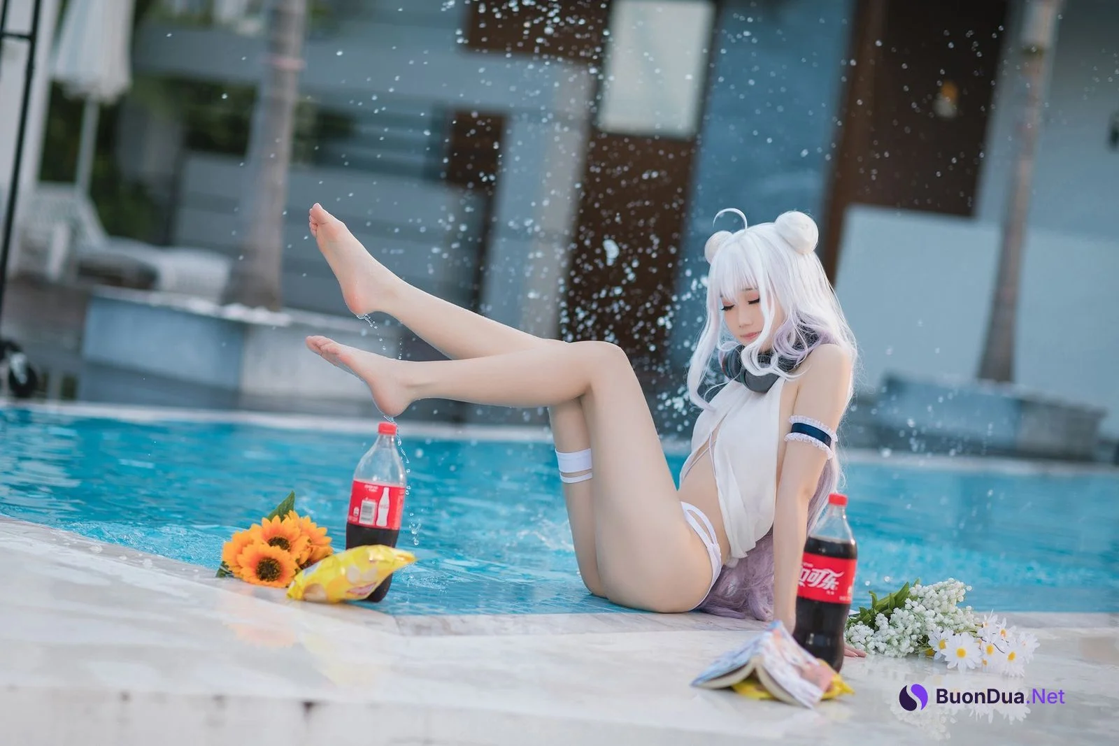Cosplay 焖焖碳 恶毒泳衣 Vicious Swimsuit - Photo 7