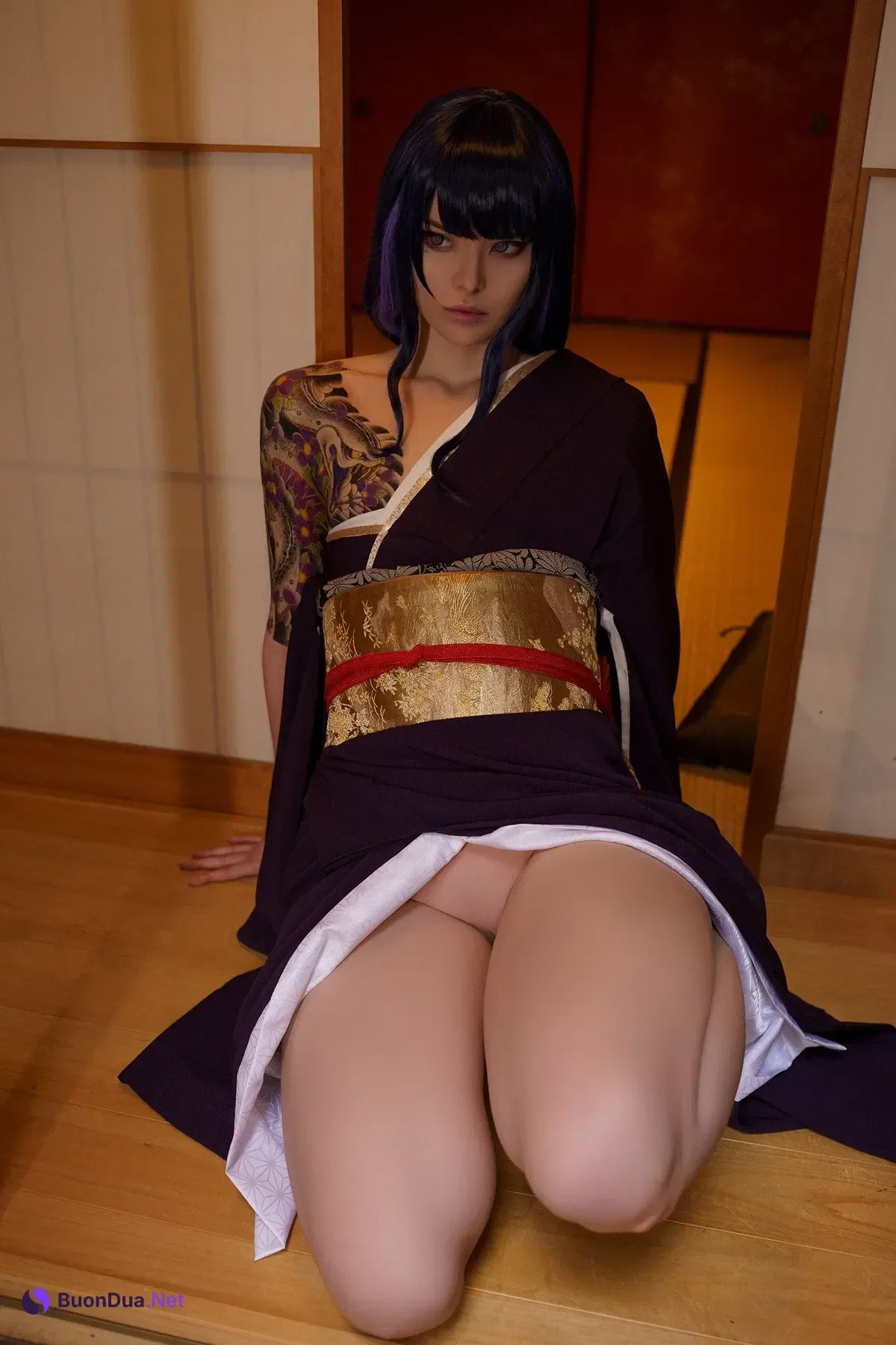 Cosplay Vinnegal – Raiden Shogun Kimono - Photo 10