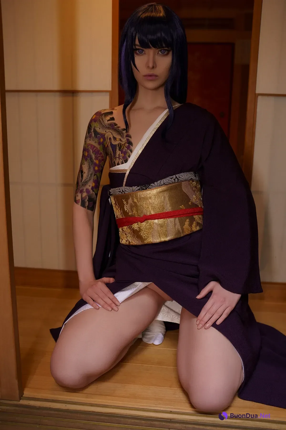 Cosplay Vinnegal – Raiden Shogun Kimono - Photo 11