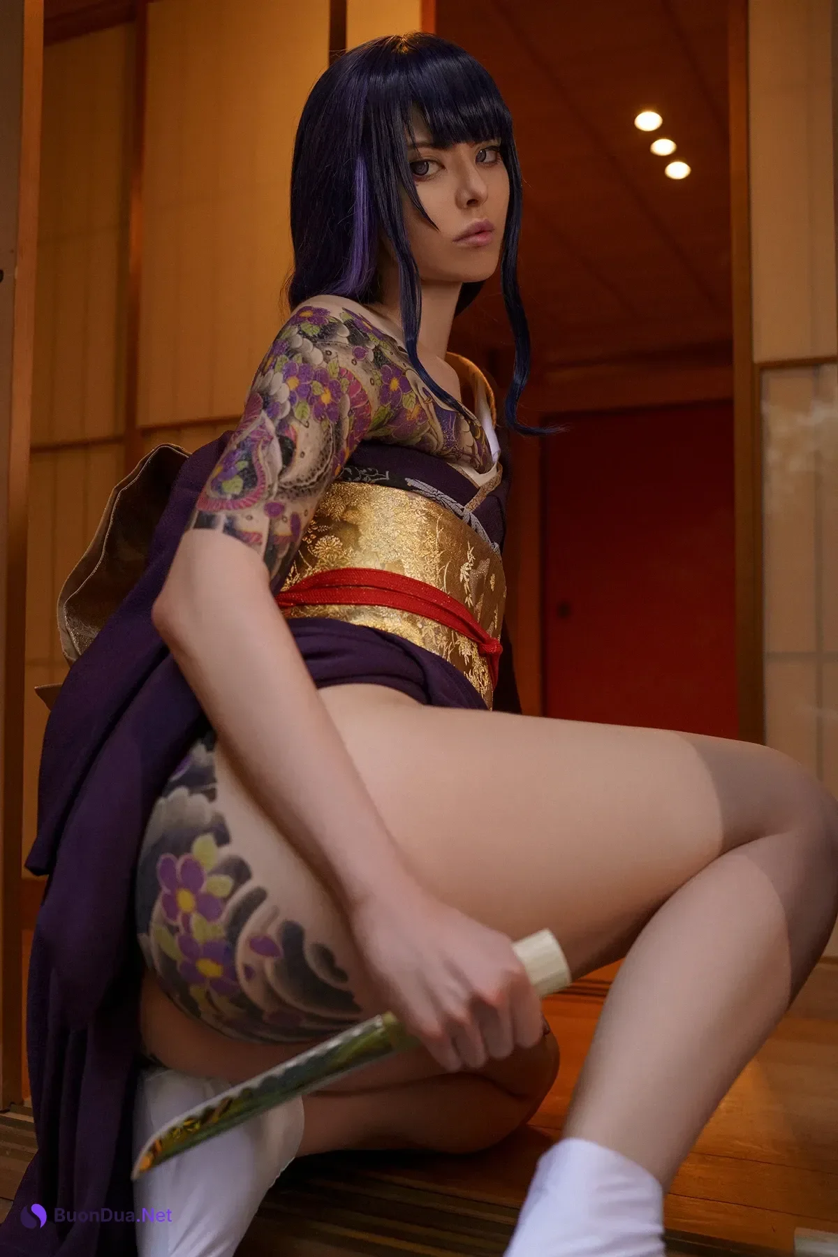 Cosplay Vinnegal – Raiden Shogun Kimono - Photo 17