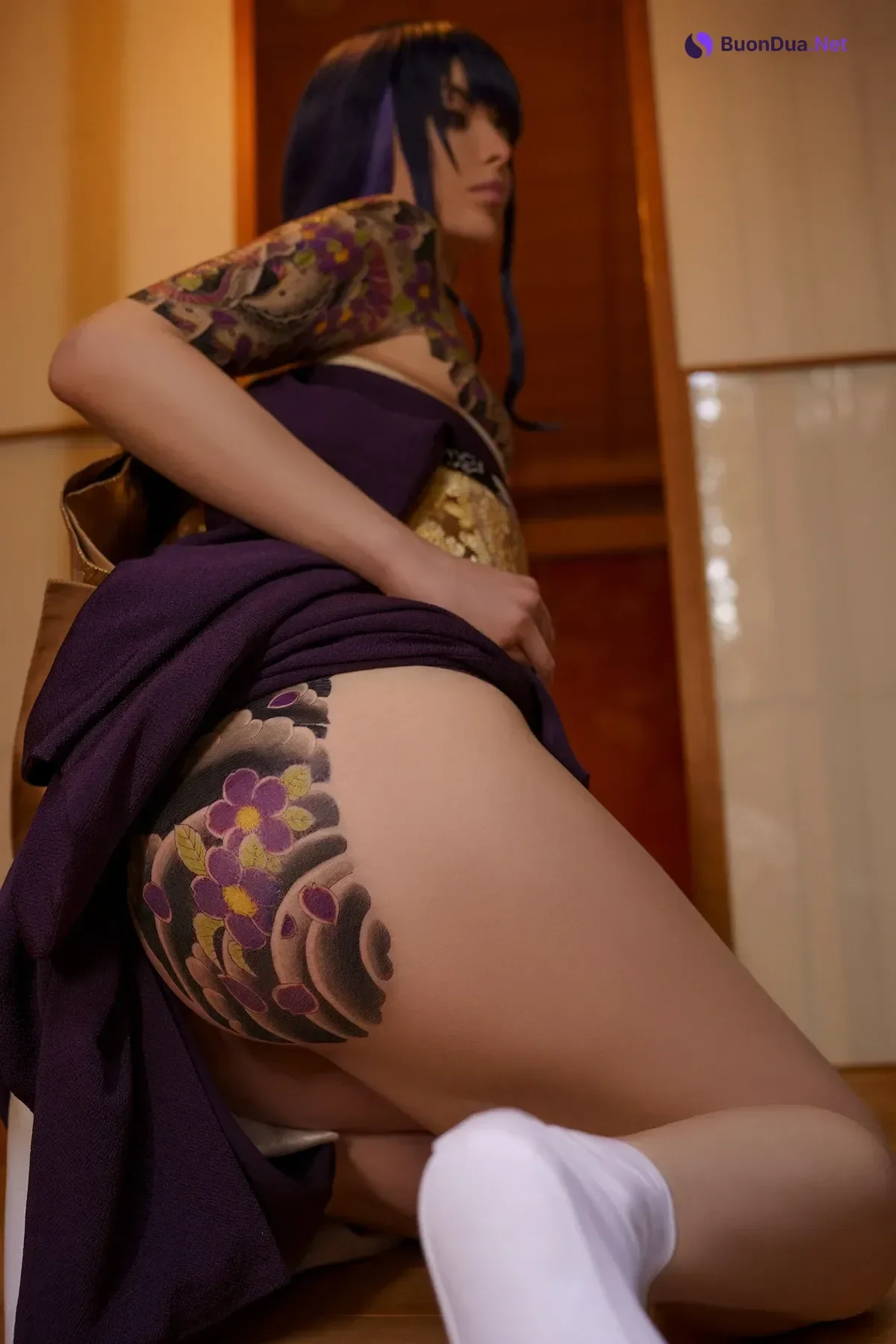 Cosplay Vinnegal – Raiden Shogun Kimono - Photo 18