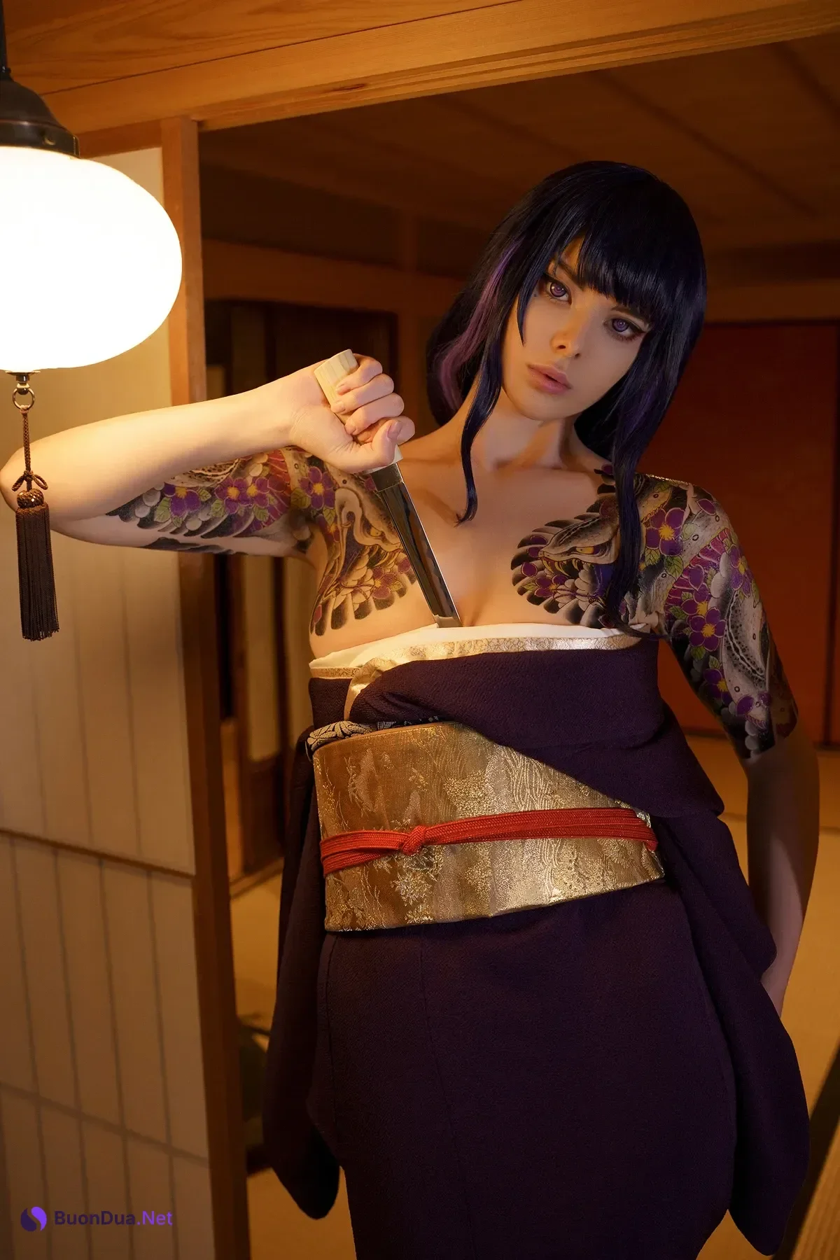 Cosplay Vinnegal – Raiden Shogun Kimono - Photo 20