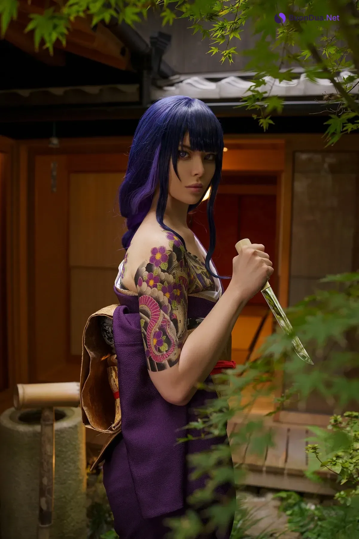 Cosplay Vinnegal – Raiden Shogun Kimono - Photo 4