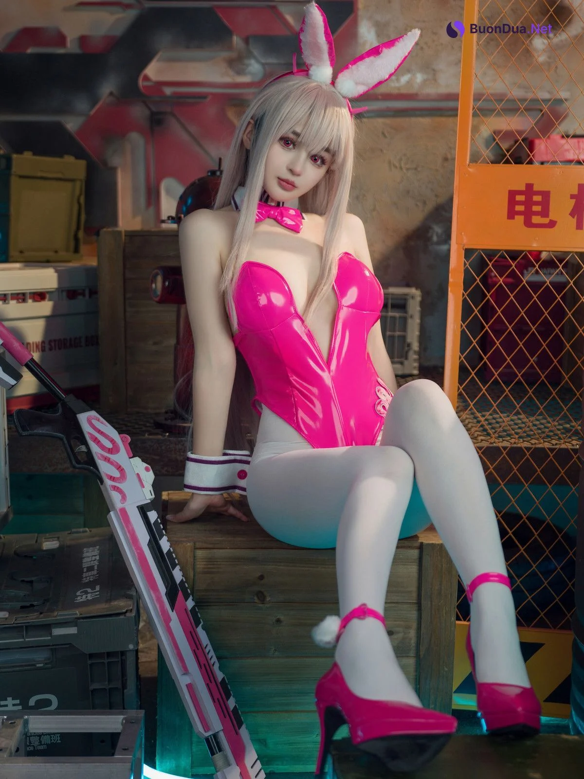 Cosplay 桜井宁宁 Viper Bunny 毒蛇兔女郎 - Photo 19