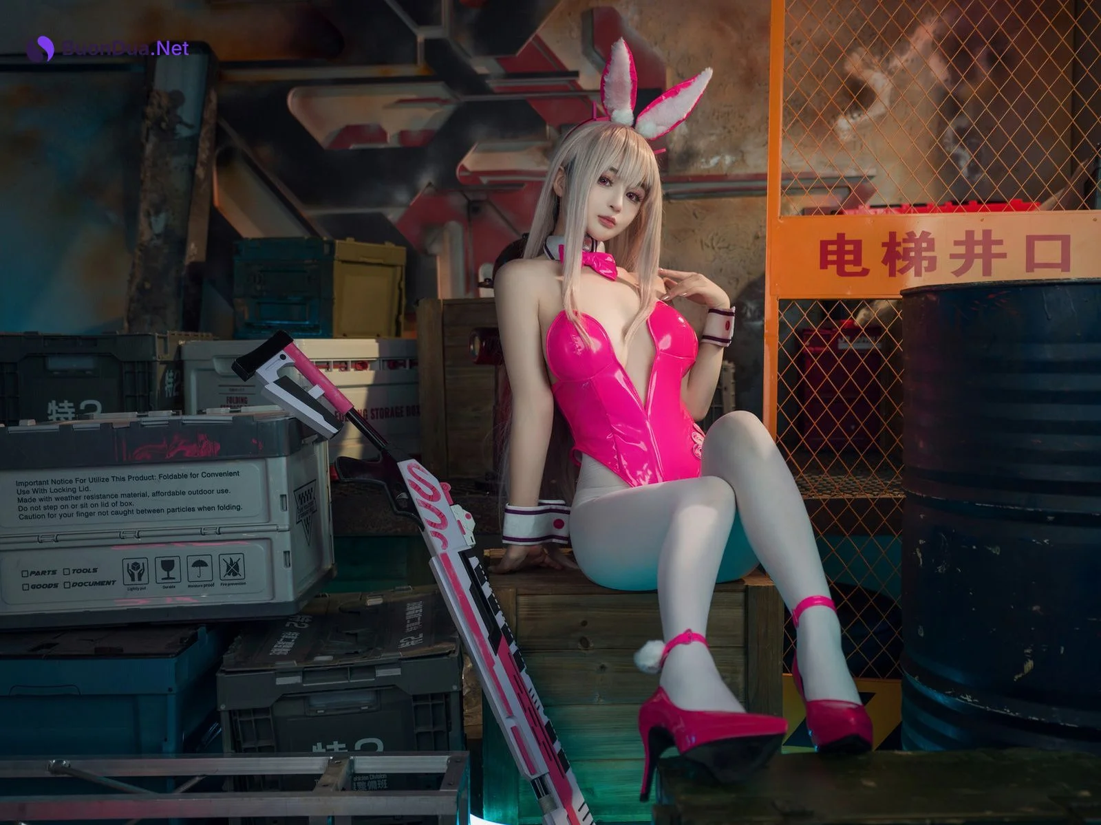 Cosplay 桜井宁宁 Viper Bunny 毒蛇兔女郎 - Photo 20