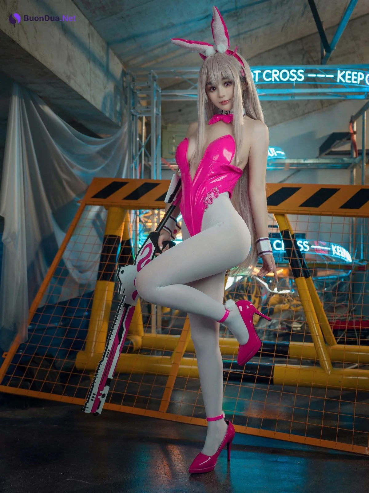 Cosplay 桜井宁宁 Viper Bunny 毒蛇兔女郎 - Photo 4