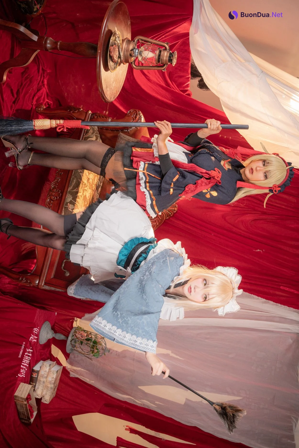 Cosplay 小容仔咕咕咕 w & 是一只熊仔吗 冲田总司 魔神冲田 双人绳艺 - Photo 6