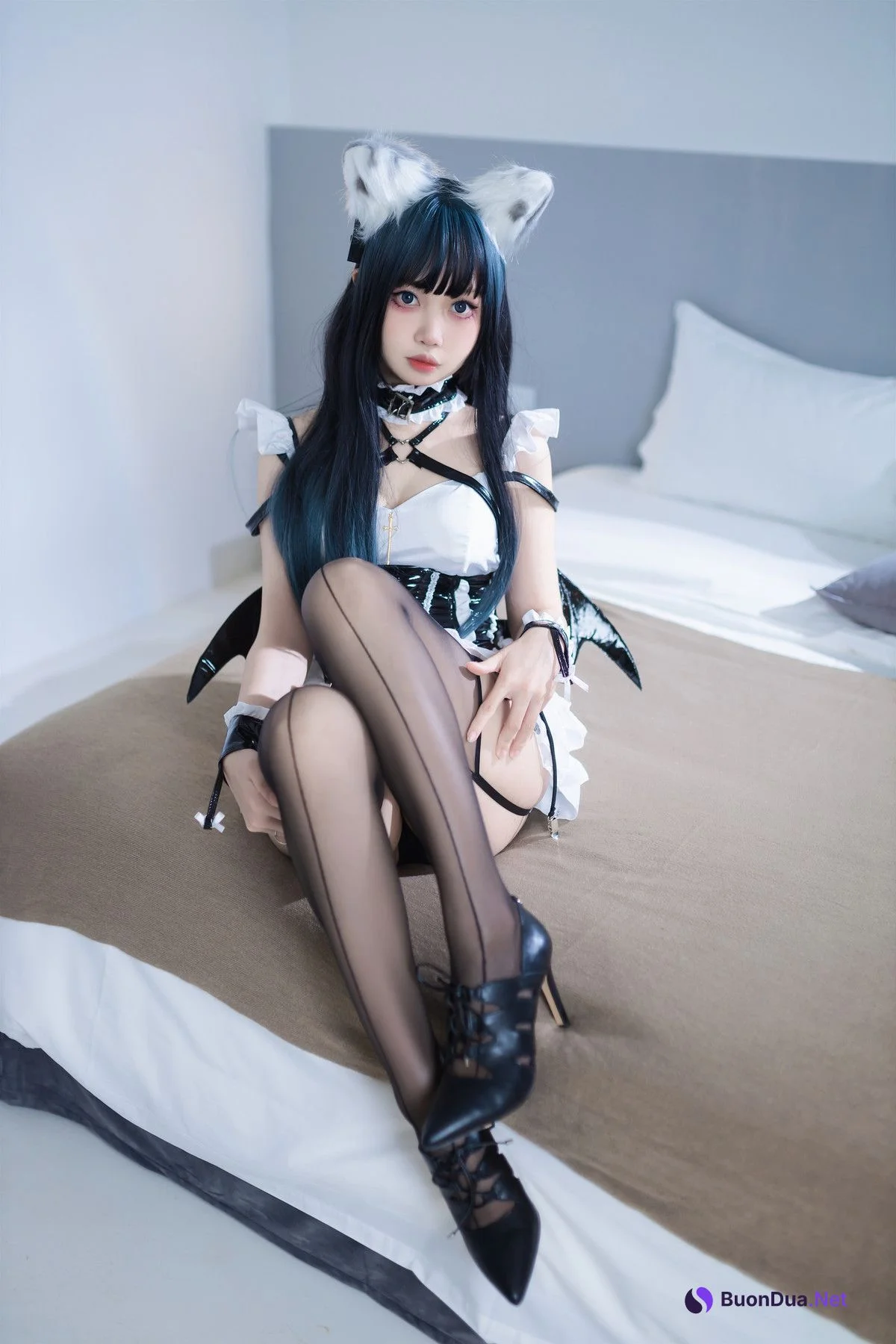 Cosplay 洛桑w伊梓 猫耳小恶魔 - Photo 7