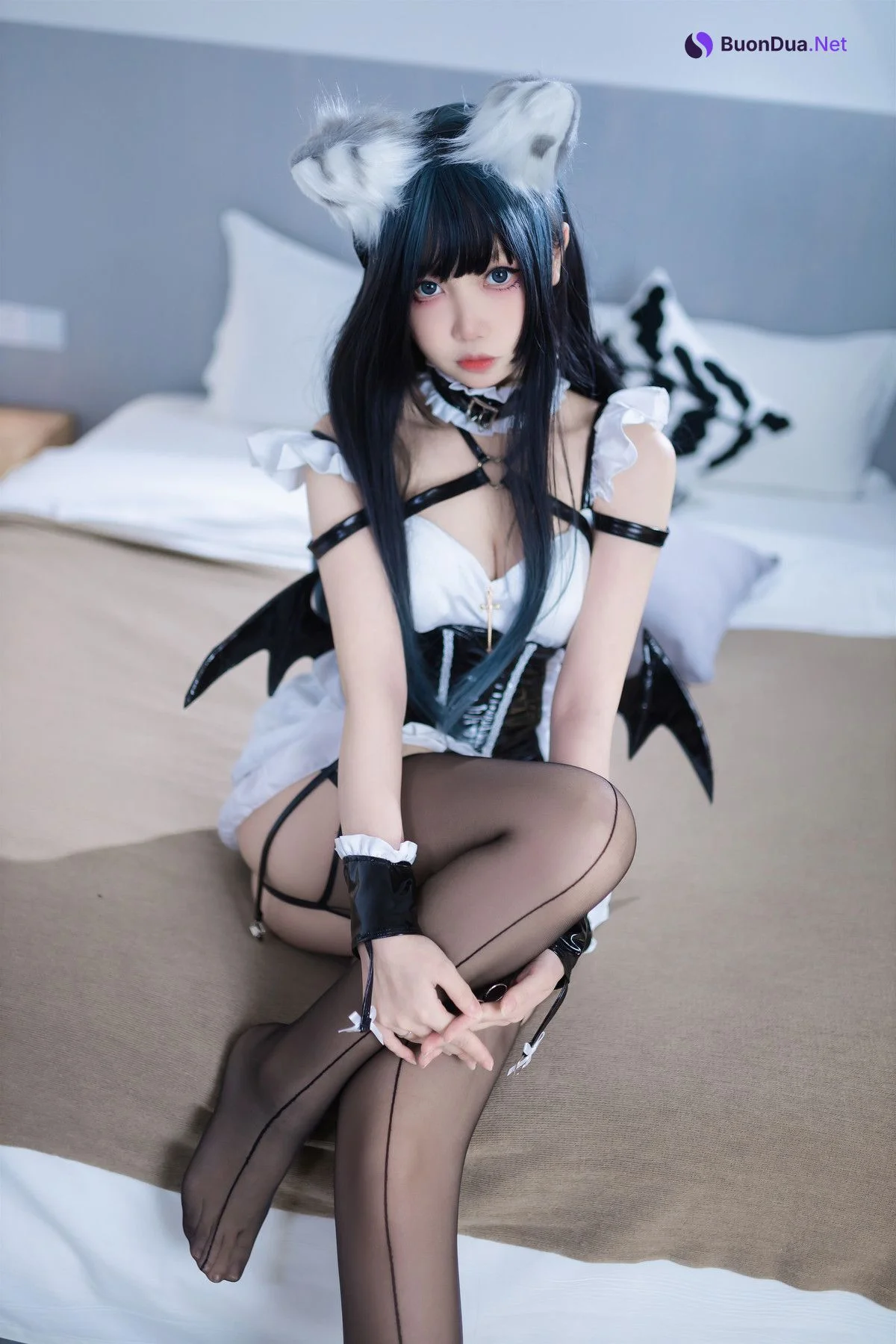 Cosplay 洛桑w伊梓 猫耳小恶魔 - Photo 9