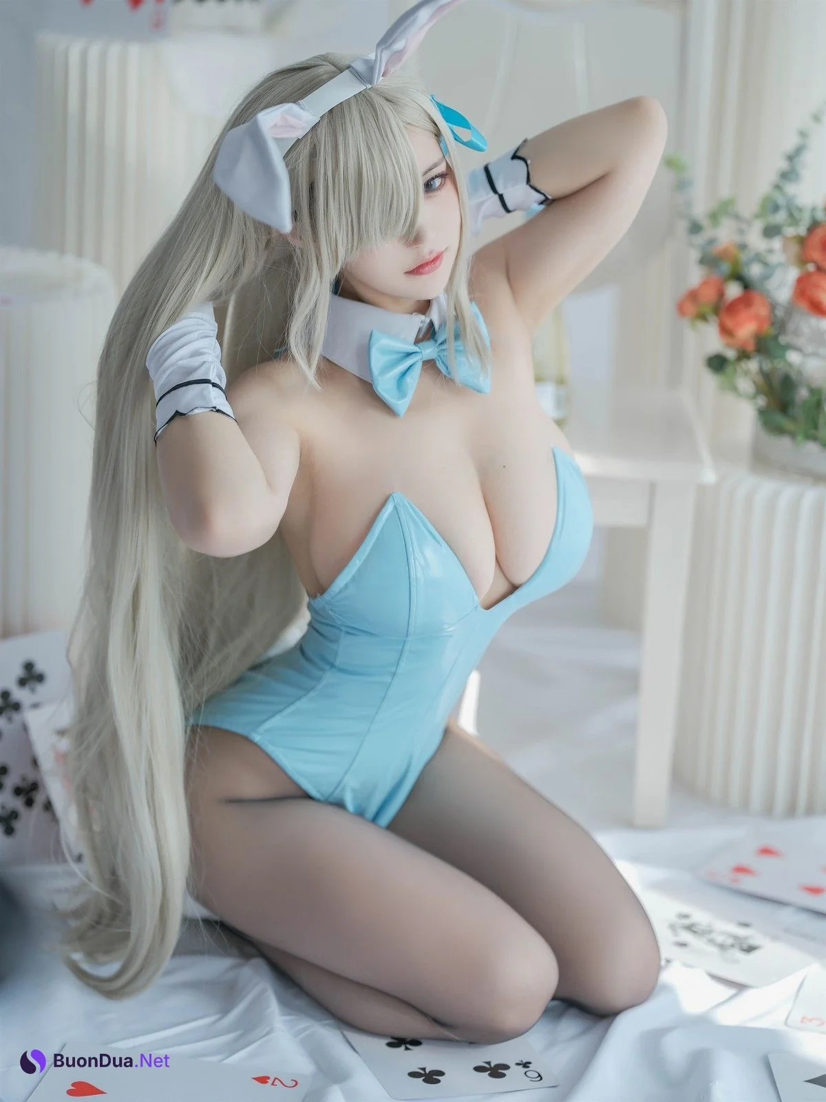 Cosplay 小仓千代w 明日奈 兔女郎 - Photo 10