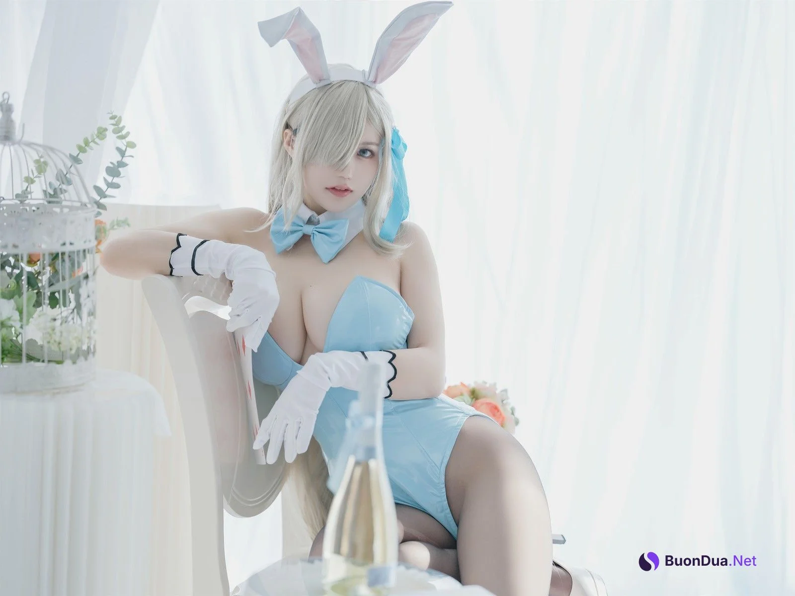 Cosplay 小仓千代w 明日奈 兔女郎 - Photo 19