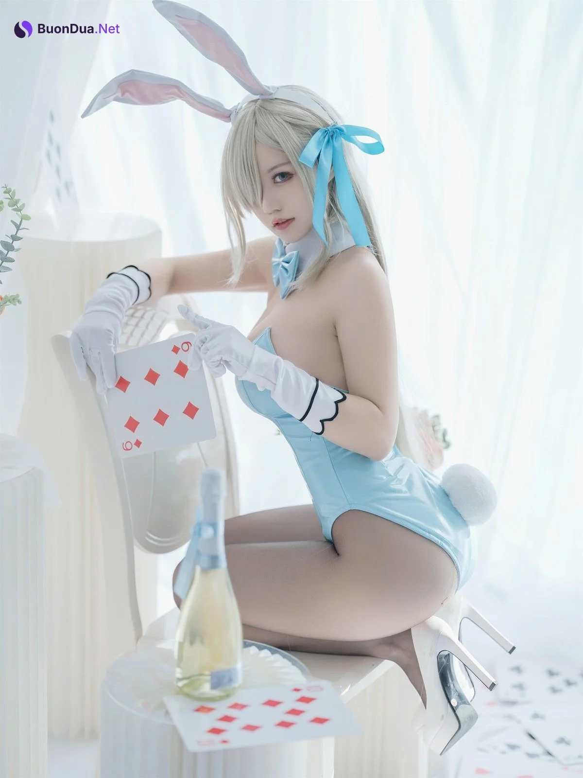Cosplay 小仓千代w 明日奈 兔女郎 - Photo 20