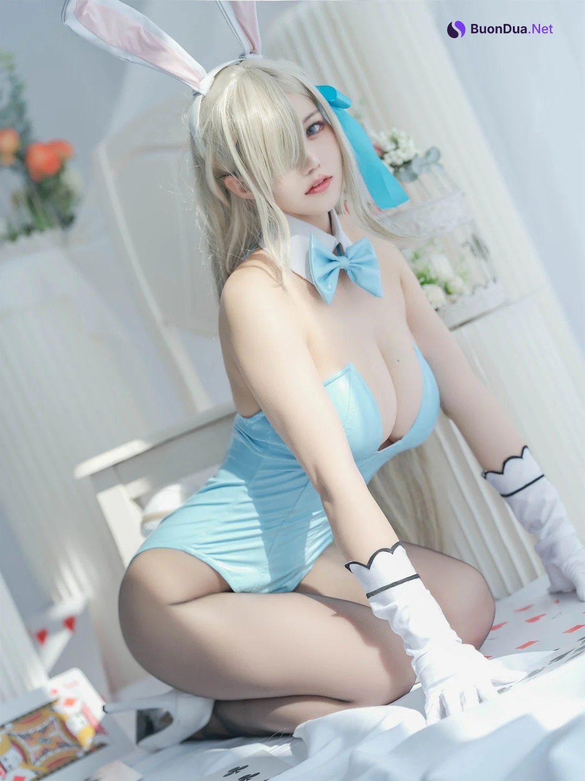 Cosplay 小仓千代w 明日奈 兔女郎 - Photo 3