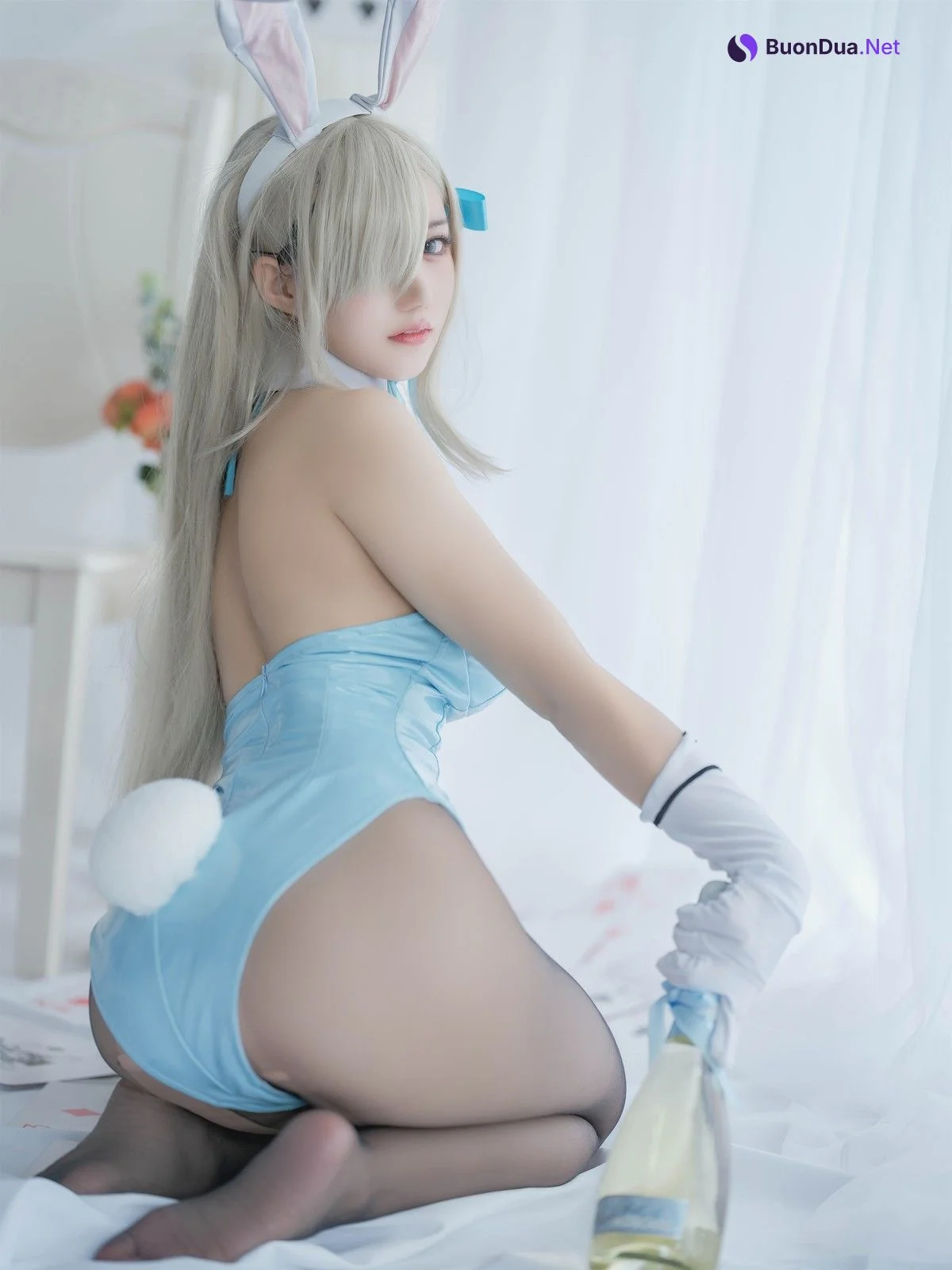 Cosplay 小仓千代w 明日奈 兔女郎 - Photo 7