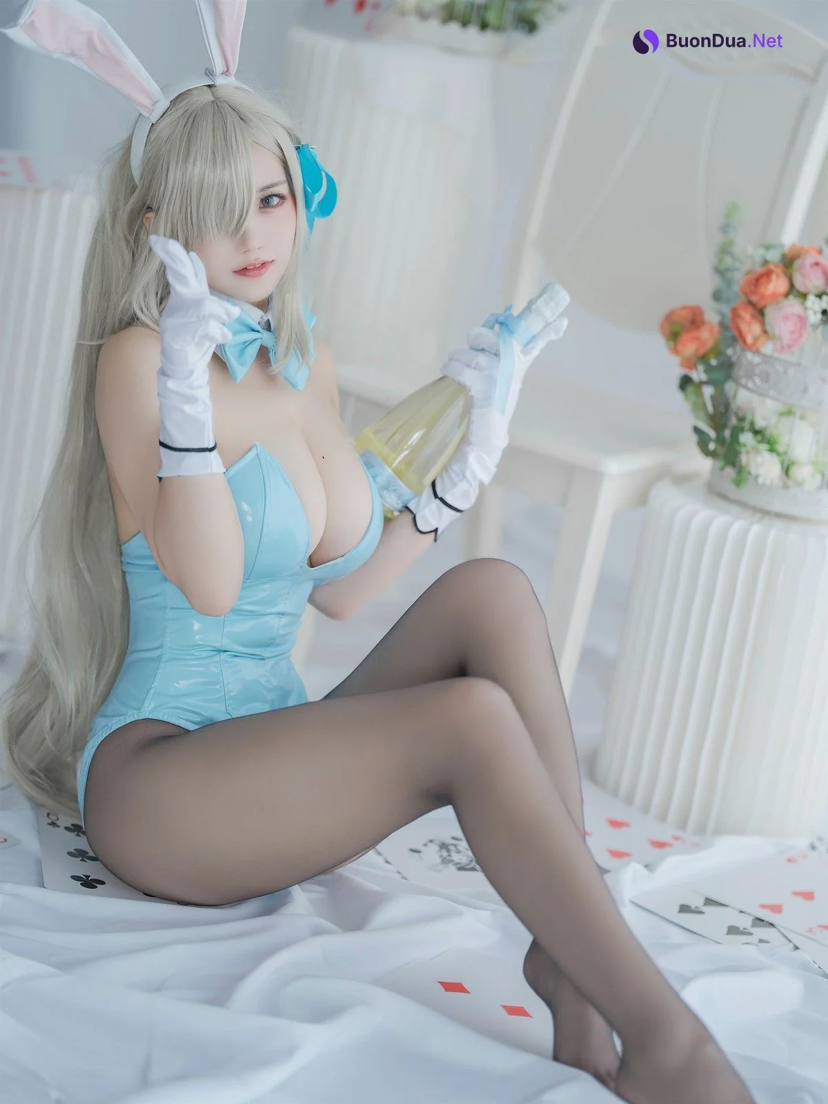 Cosplay 小仓千代w 明日奈 兔女郎 - Photo 8