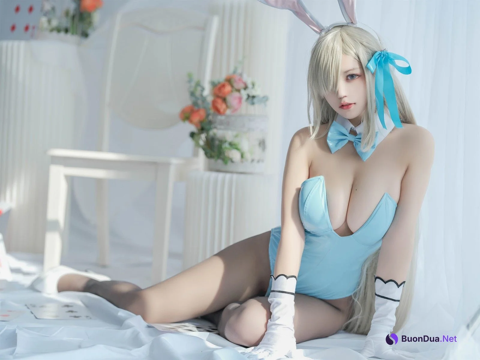 Cosplay 小仓千代w 明日奈 兔女郎 - Photo 9