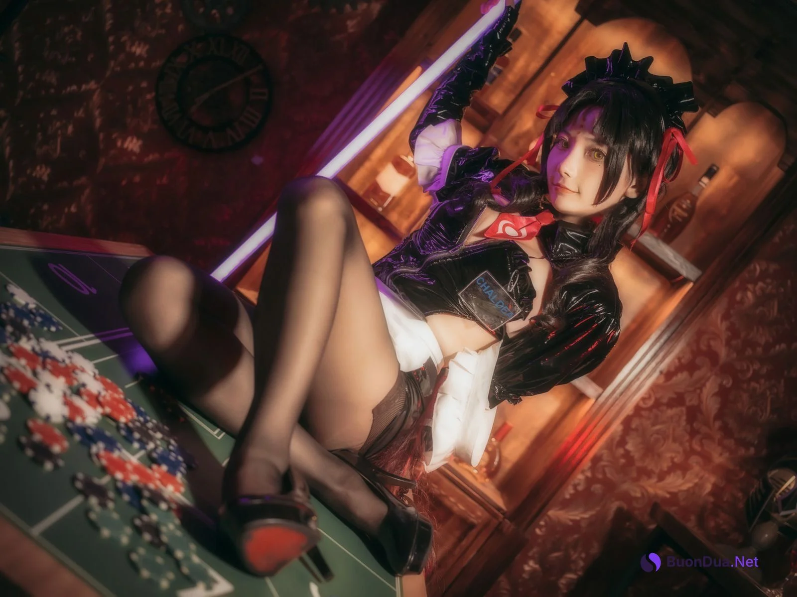 Cosplay 是三不是世w 杀生院女仆 - 사진 5