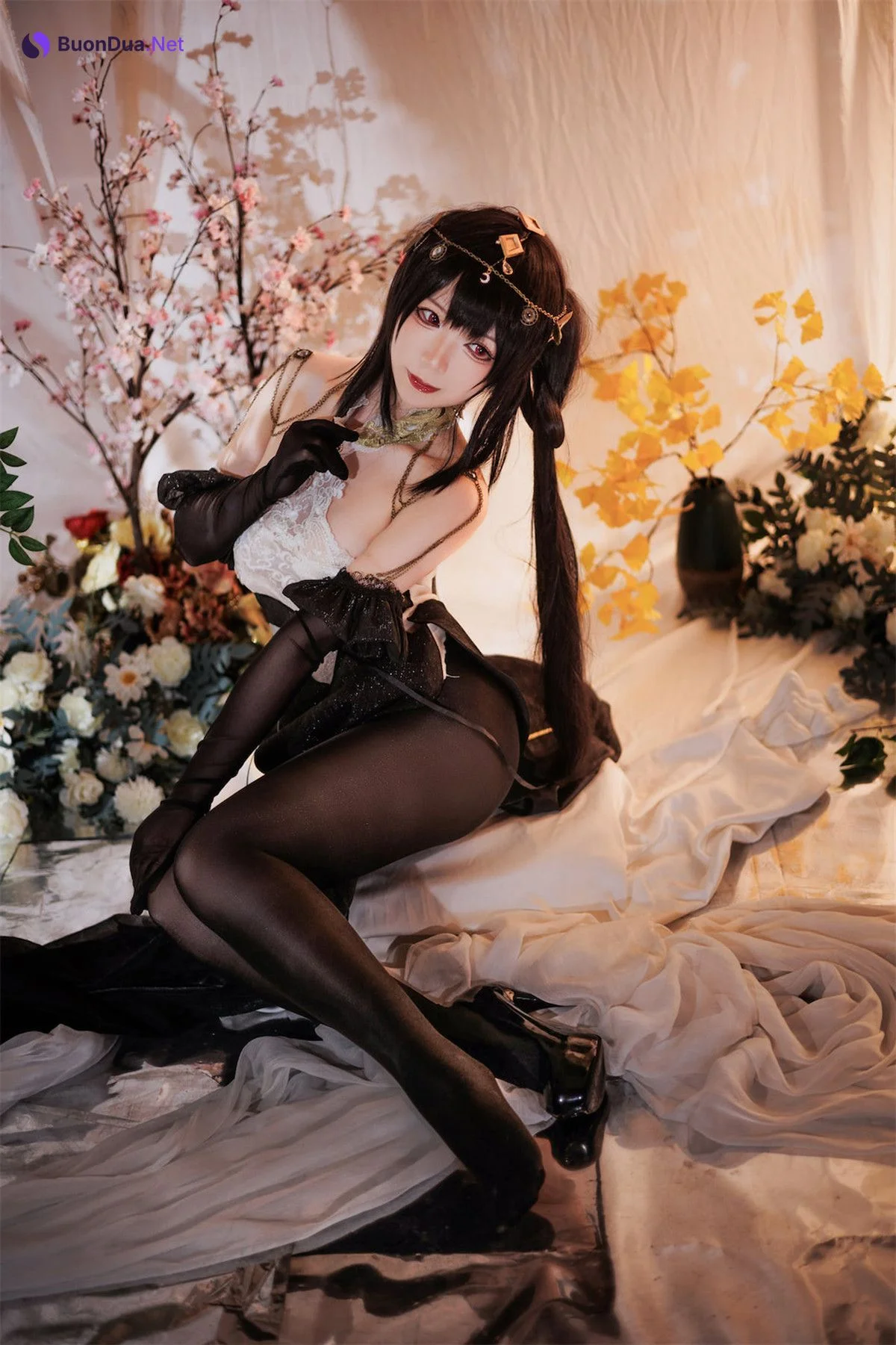 Cosplay 樱落酱w 碧蓝航线 镇海潋滟水色 - Photo 4