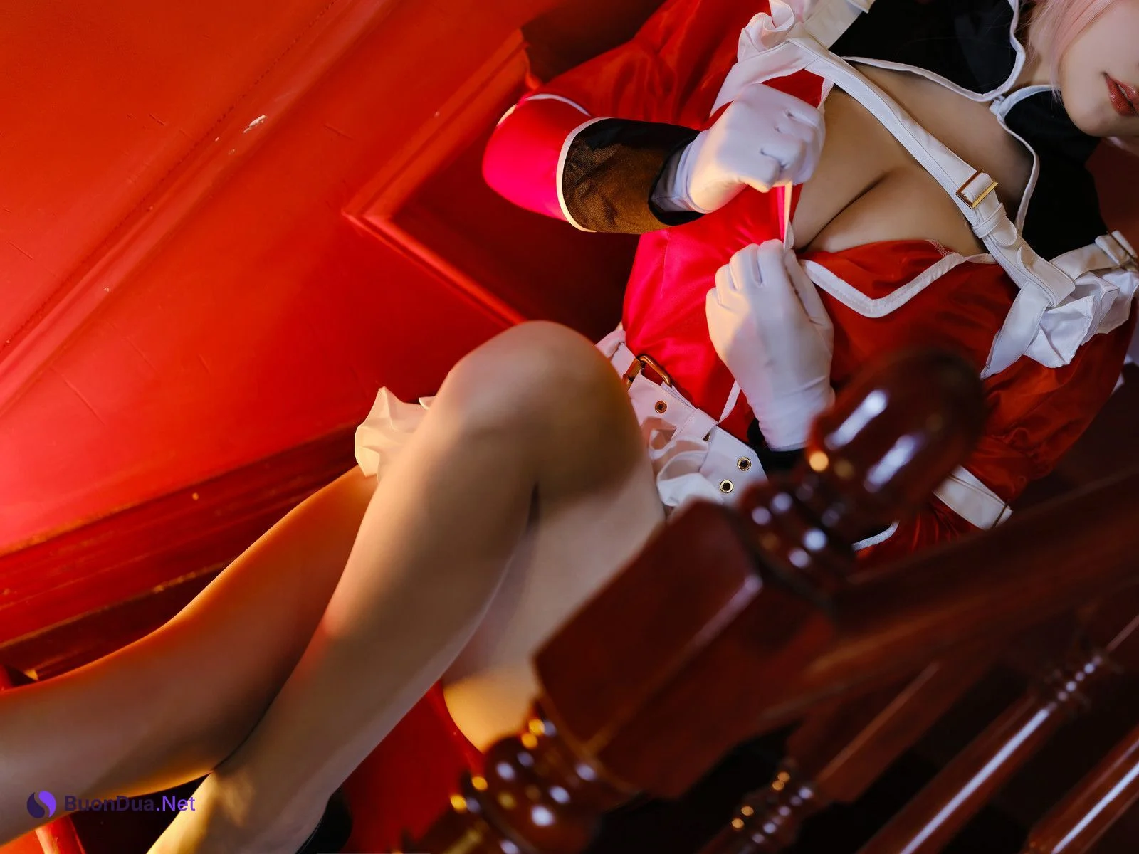 Cosplay 小仓千代w 南丁女仆 - Photo 12