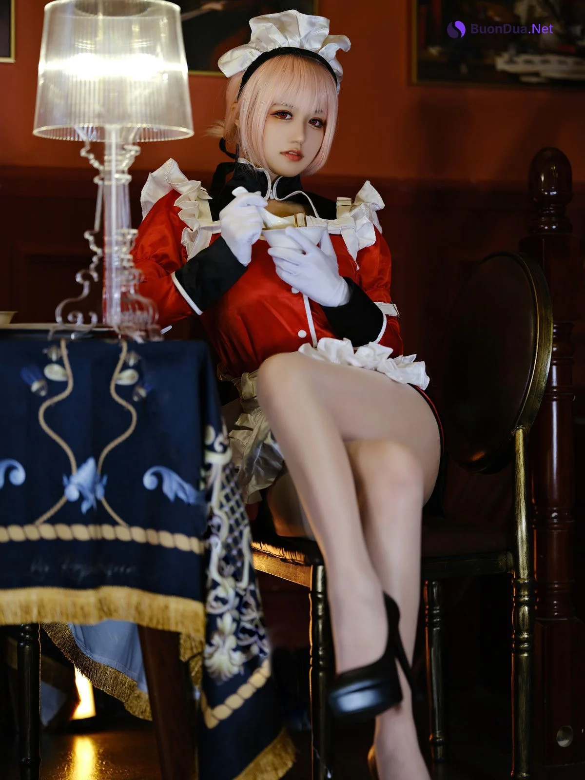 Cosplay 小仓千代w 南丁女仆 - Photo 13