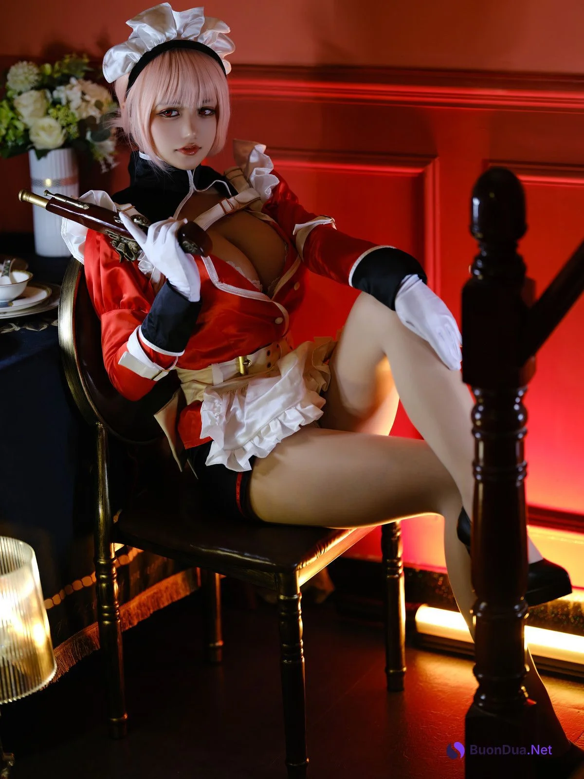 Cosplay 小仓千代w 南丁女仆 - Photo 2