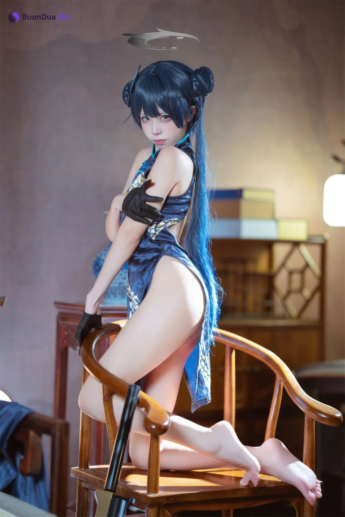 Cosplay 是三不是世w 碧蓝档案 妃咲旗袍 - Photo 10