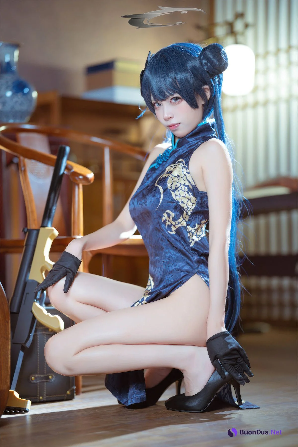 Cosplay 是三不是世w 碧蓝档案 妃咲旗袍 - Photo 15