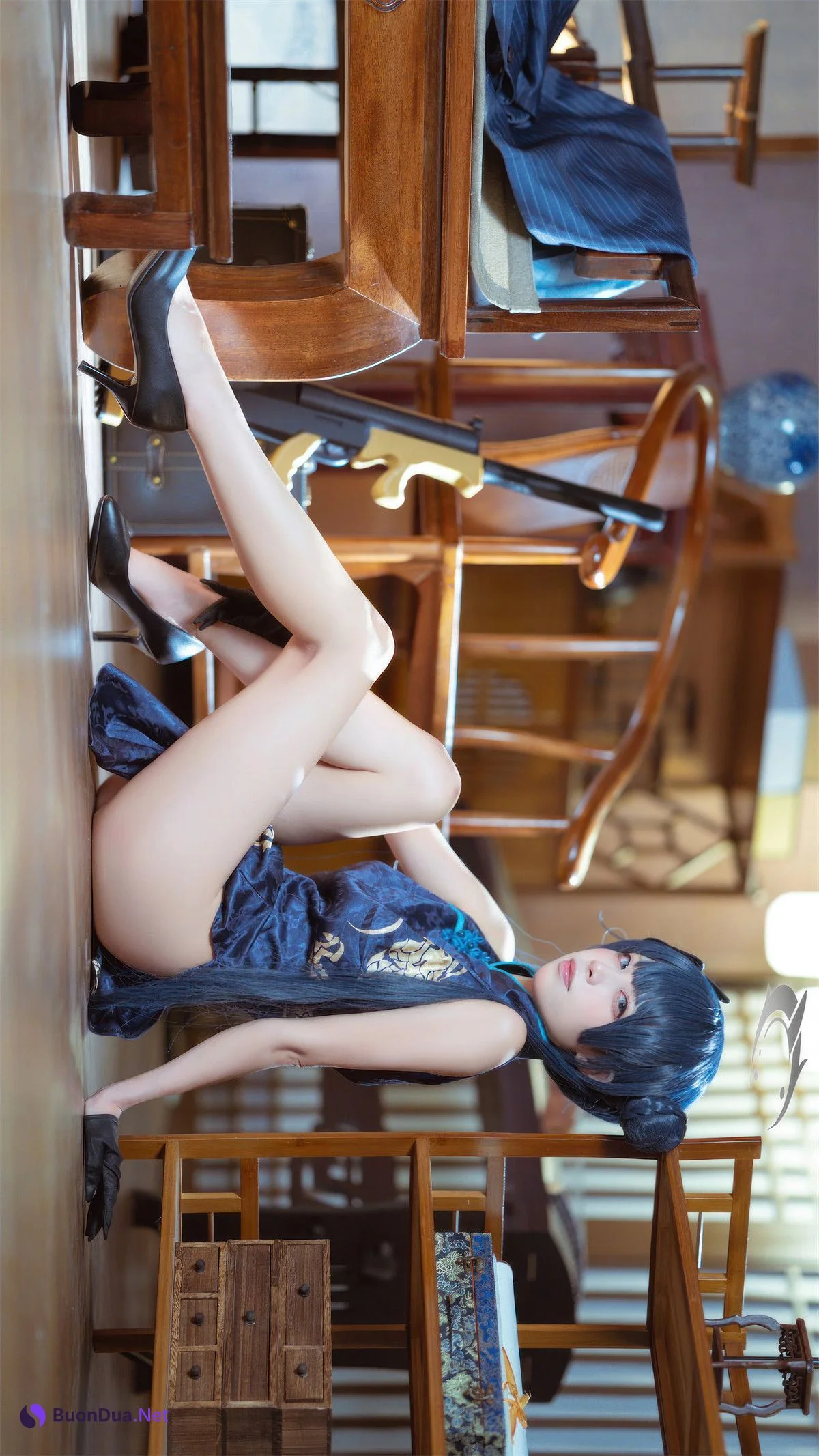 Cosplay 是三不是世w 碧蓝档案 妃咲旗袍 - Photo 16