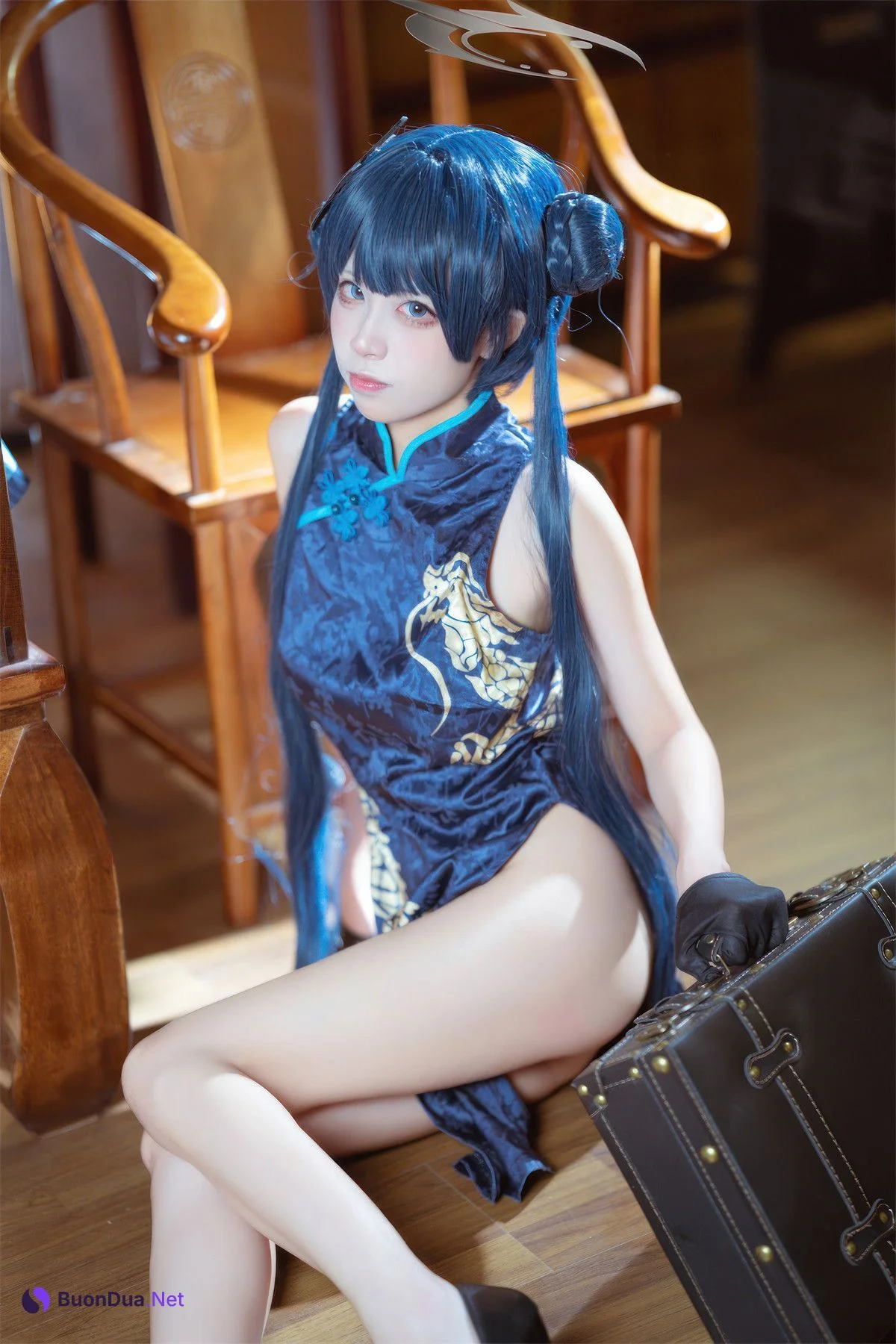 Cosplay 是三不是世w 碧蓝档案 妃咲旗袍 - Photo 20
