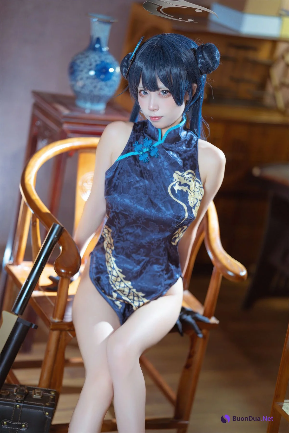 Cosplay 是三不是世w 碧蓝档案 妃咲旗袍 - Photo 7