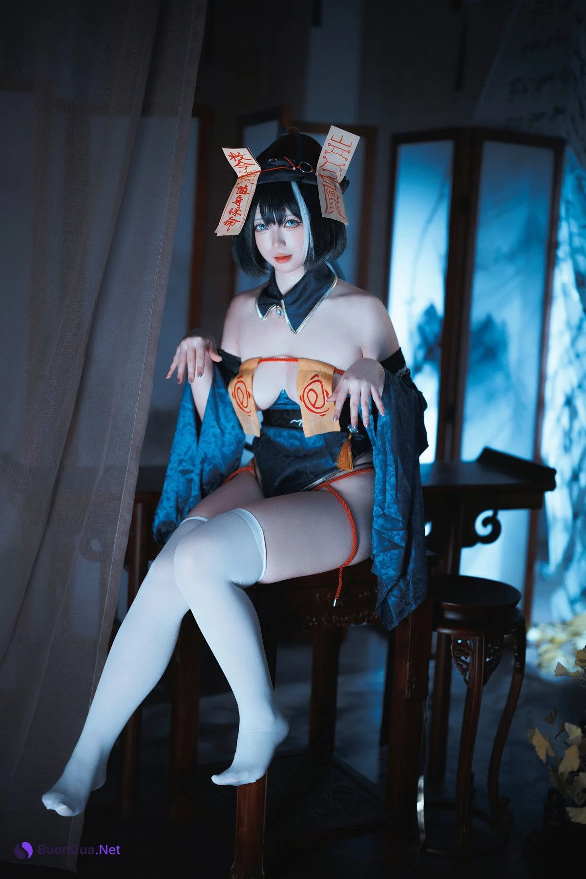 Cosplay 樱落酱w 碧蓝航线 华甲僵尸 - Photo 12