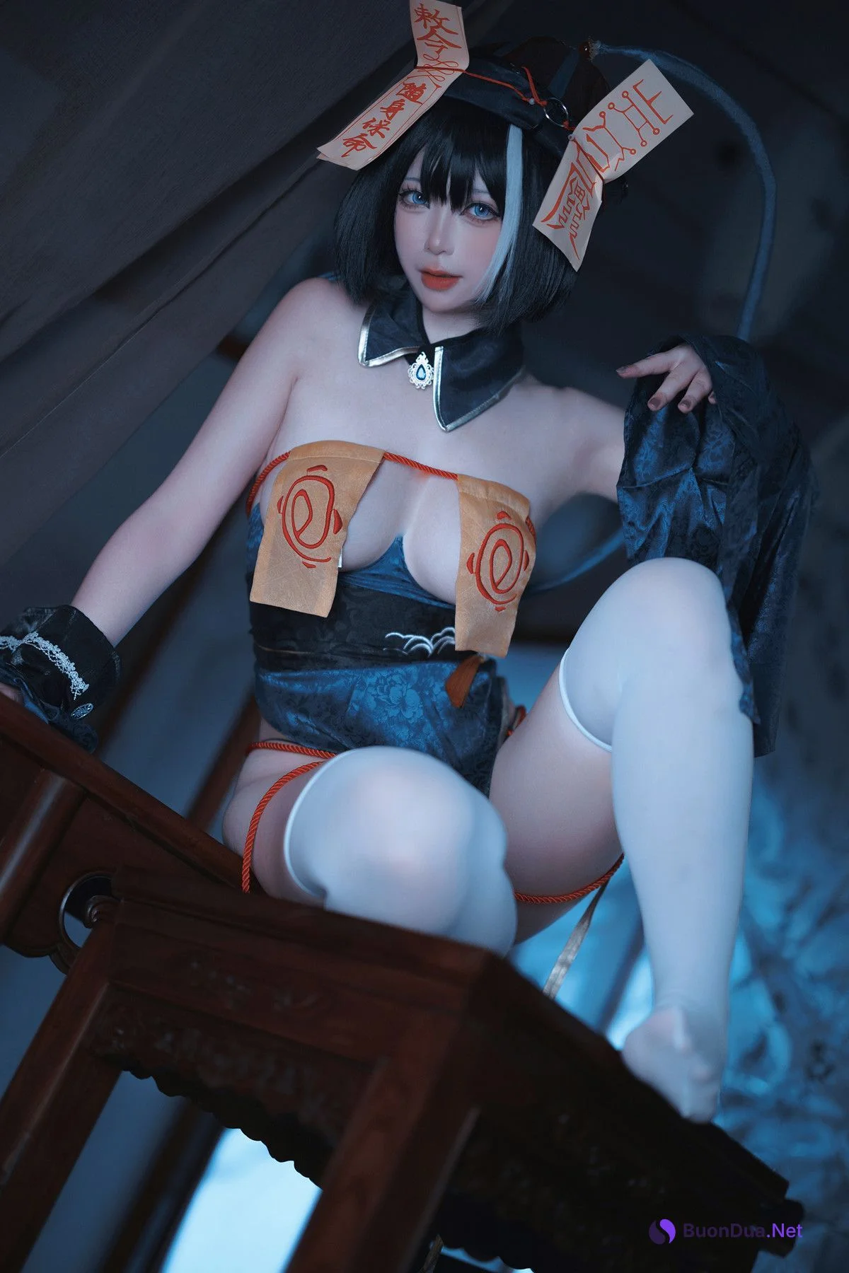 Cosplay 樱落酱w 碧蓝航线 华甲僵尸 - Photo 2