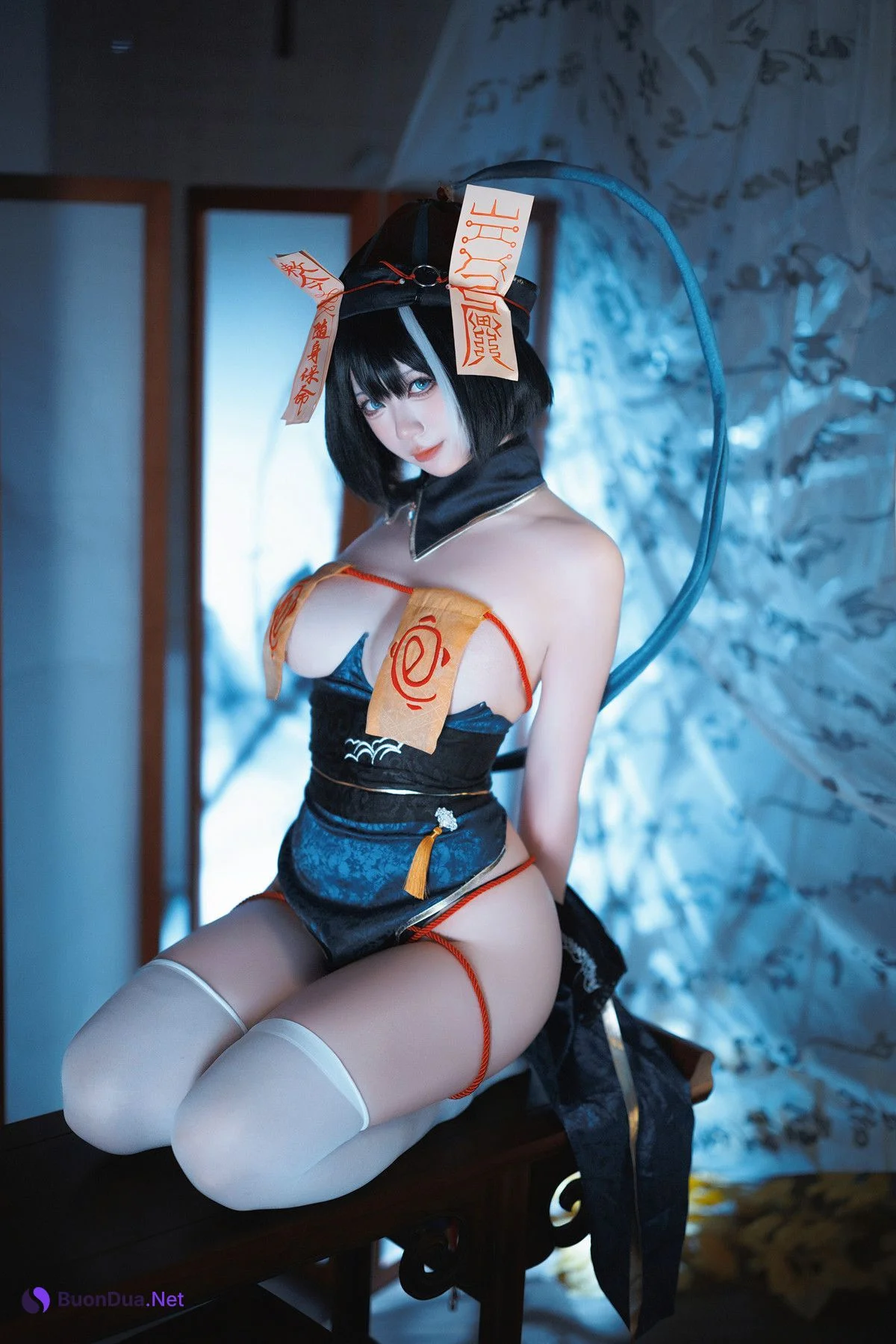 Cosplay 樱落酱w 碧蓝航线 华甲僵尸 - Photo 3