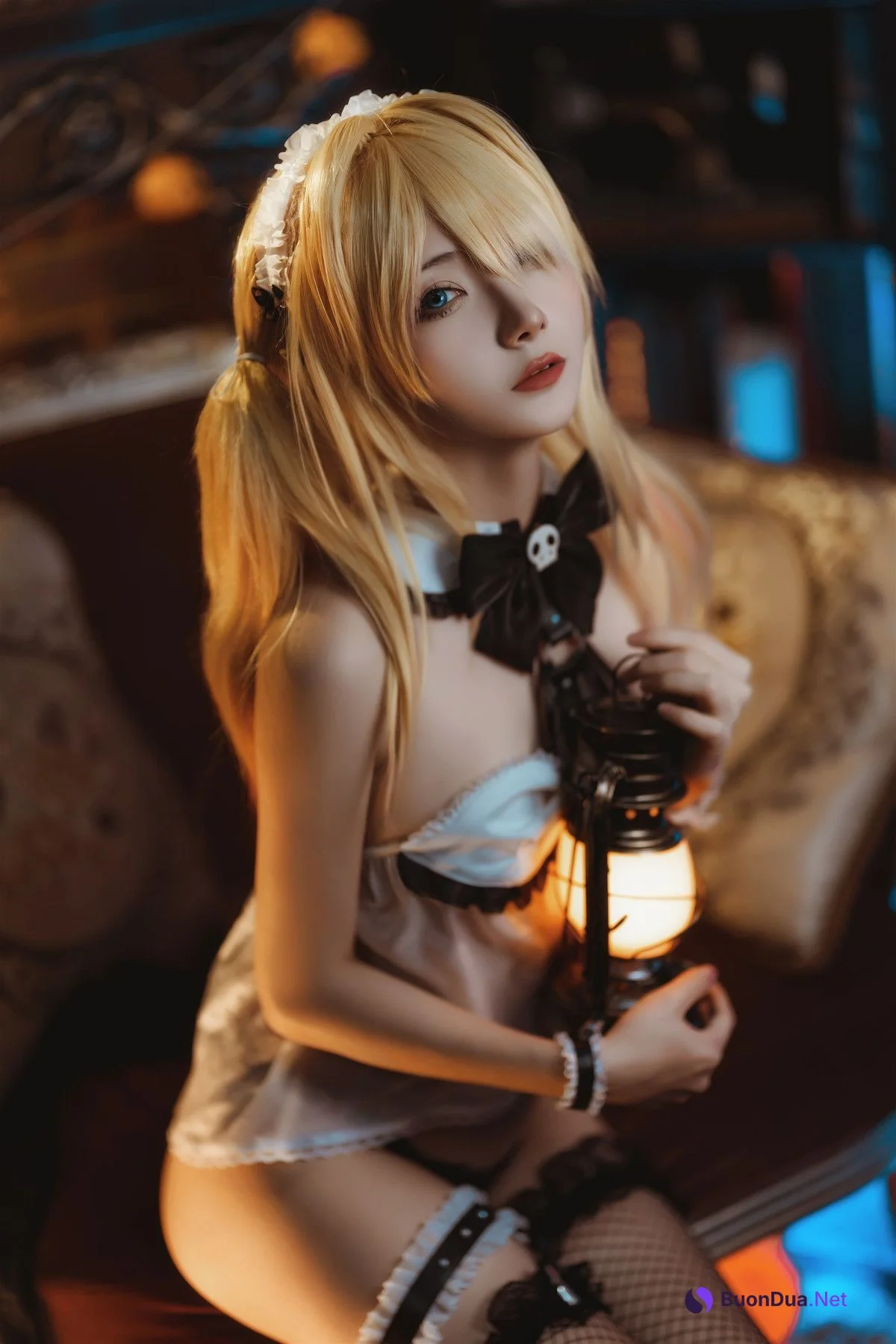 Cosplay 是三不是世w 万圣节小女仆 - 사진 13