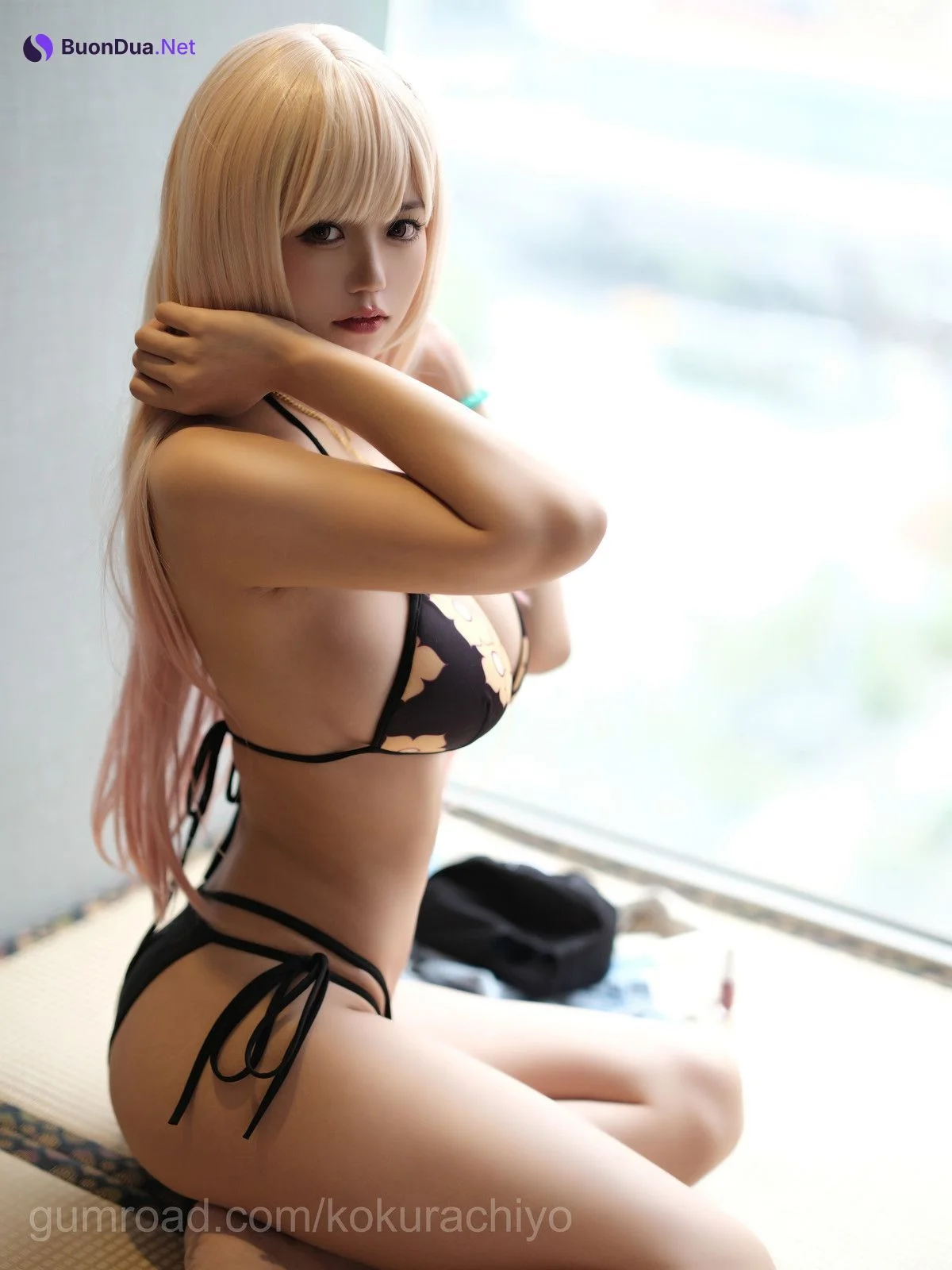 Cosplay 小仓千代w 喜多川海夢泳装 - Photo 17
