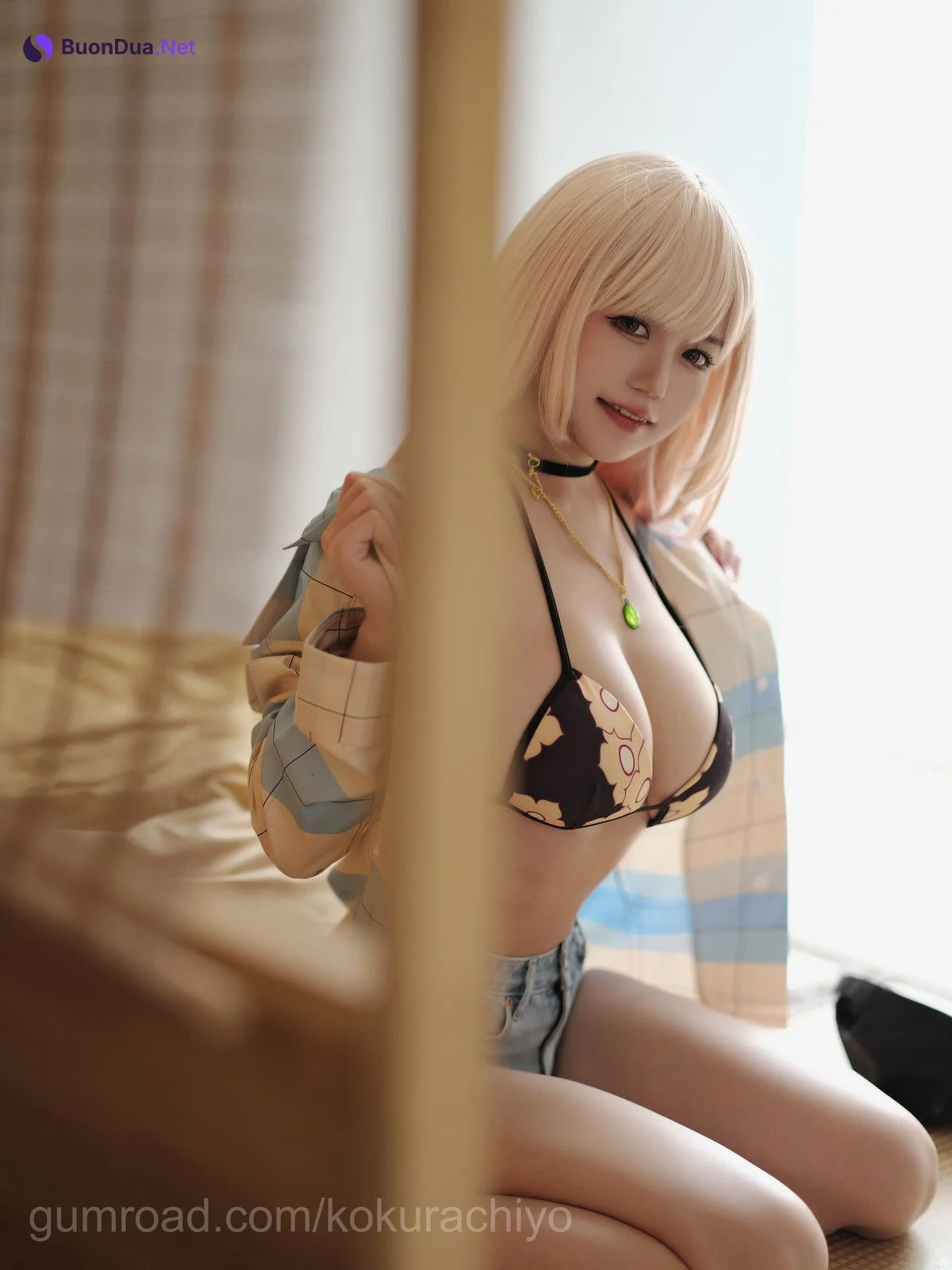 Cosplay 小仓千代w 喜多川海夢泳装 - Photo 5