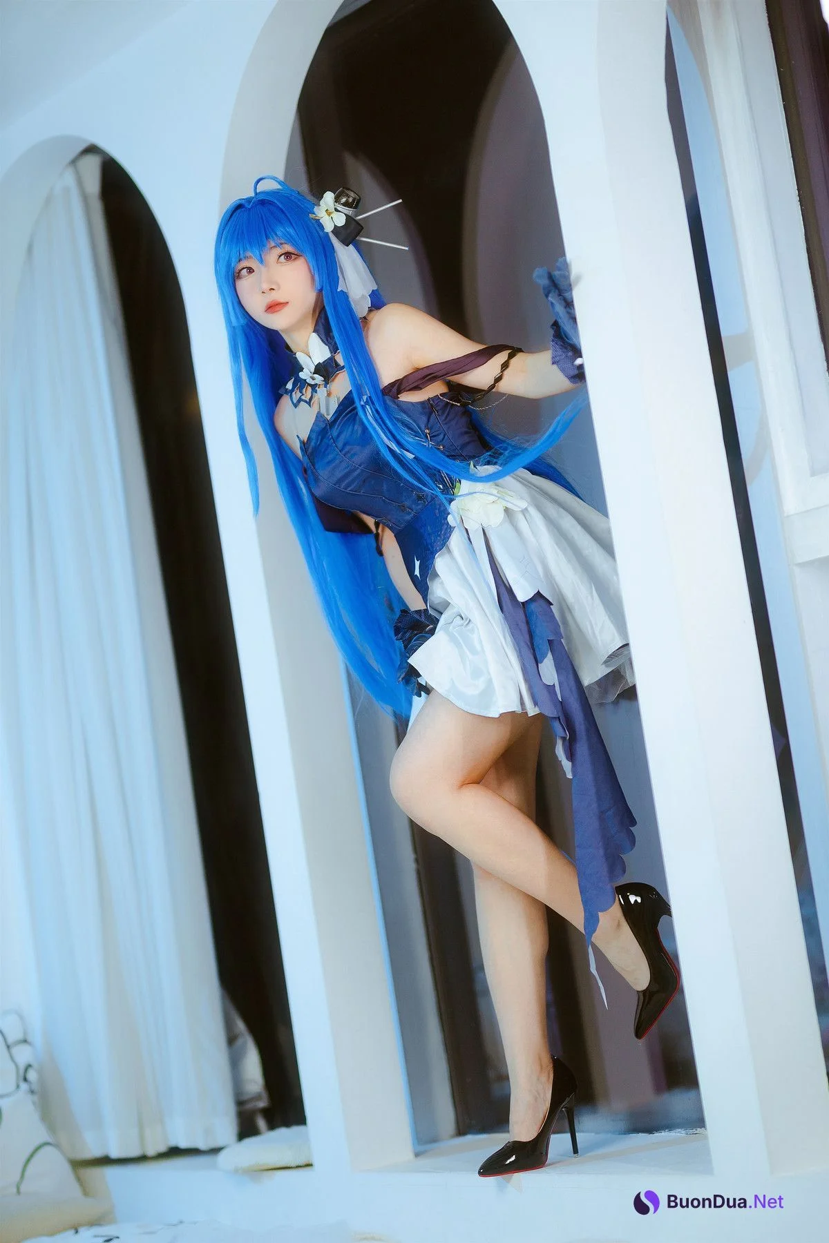 Cosplay 是三不是世w Nikke胜利女神 海伦娜捆绑 - Photo 10