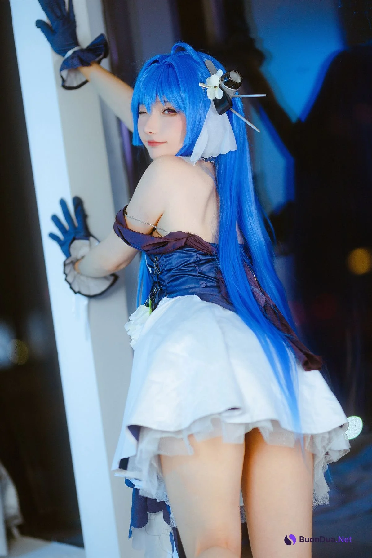 Cosplay 是三不是世w Nikke胜利女神 海伦娜捆绑 - Photo 13