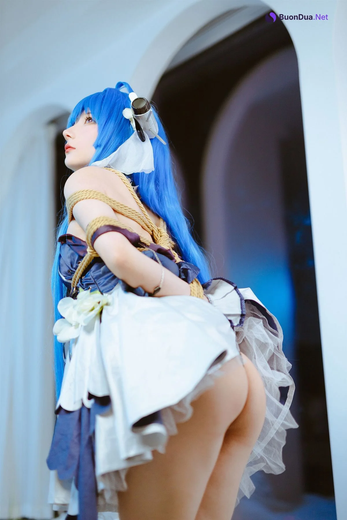 Cosplay 是三不是世w Nikke胜利女神 海伦娜捆绑 - Photo 16