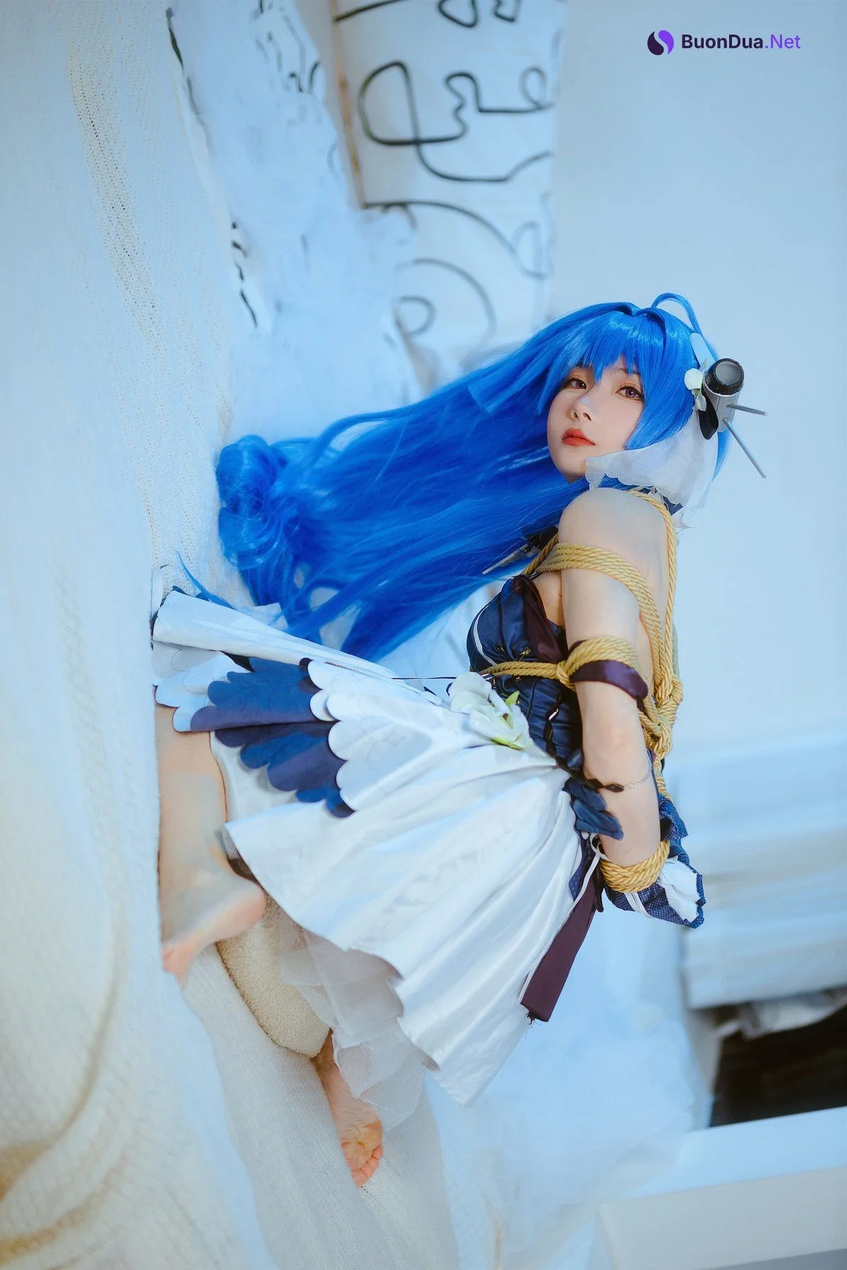 Cosplay 是三不是世w Nikke胜利女神 海伦娜捆绑 - Photo 19
