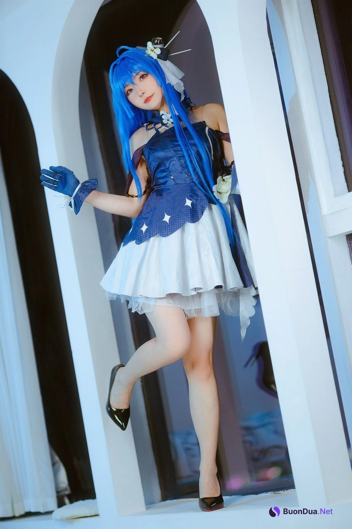 Cosplay 是三不是世w Nikke胜利女神 海伦娜捆绑 - Photo 4
