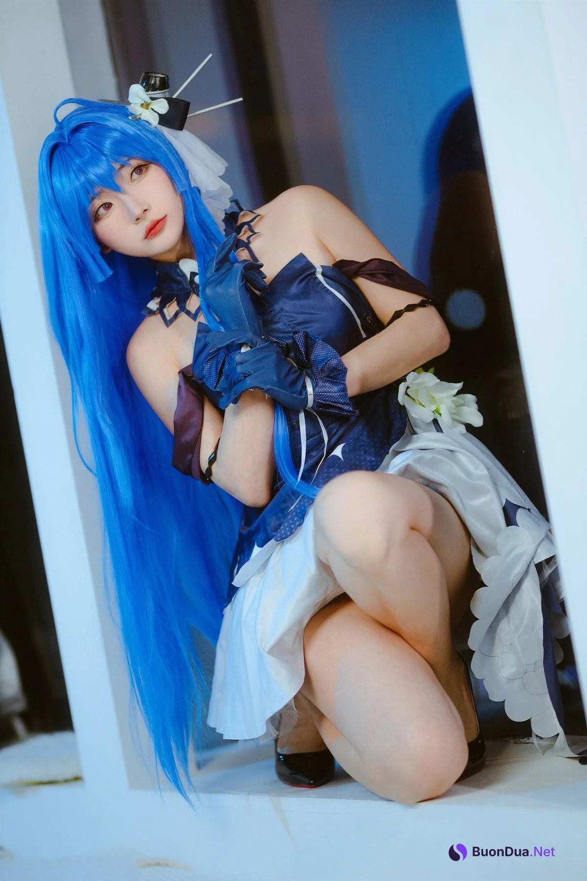 Cosplay 是三不是世w Nikke胜利女神 海伦娜捆绑 - Photo 8