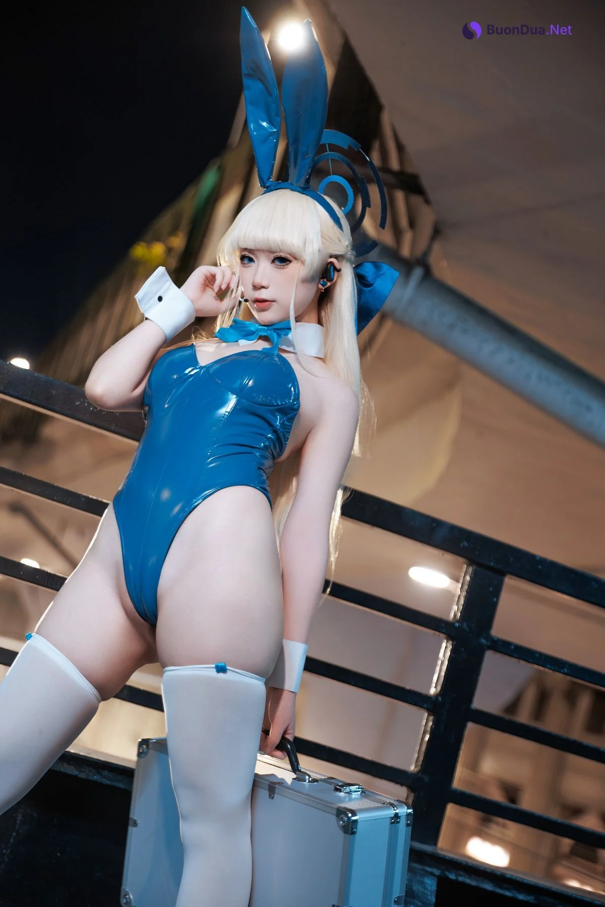 Cosplay 樱落酱w 蔚蓝档案 toki兔女郎 - Photo 19