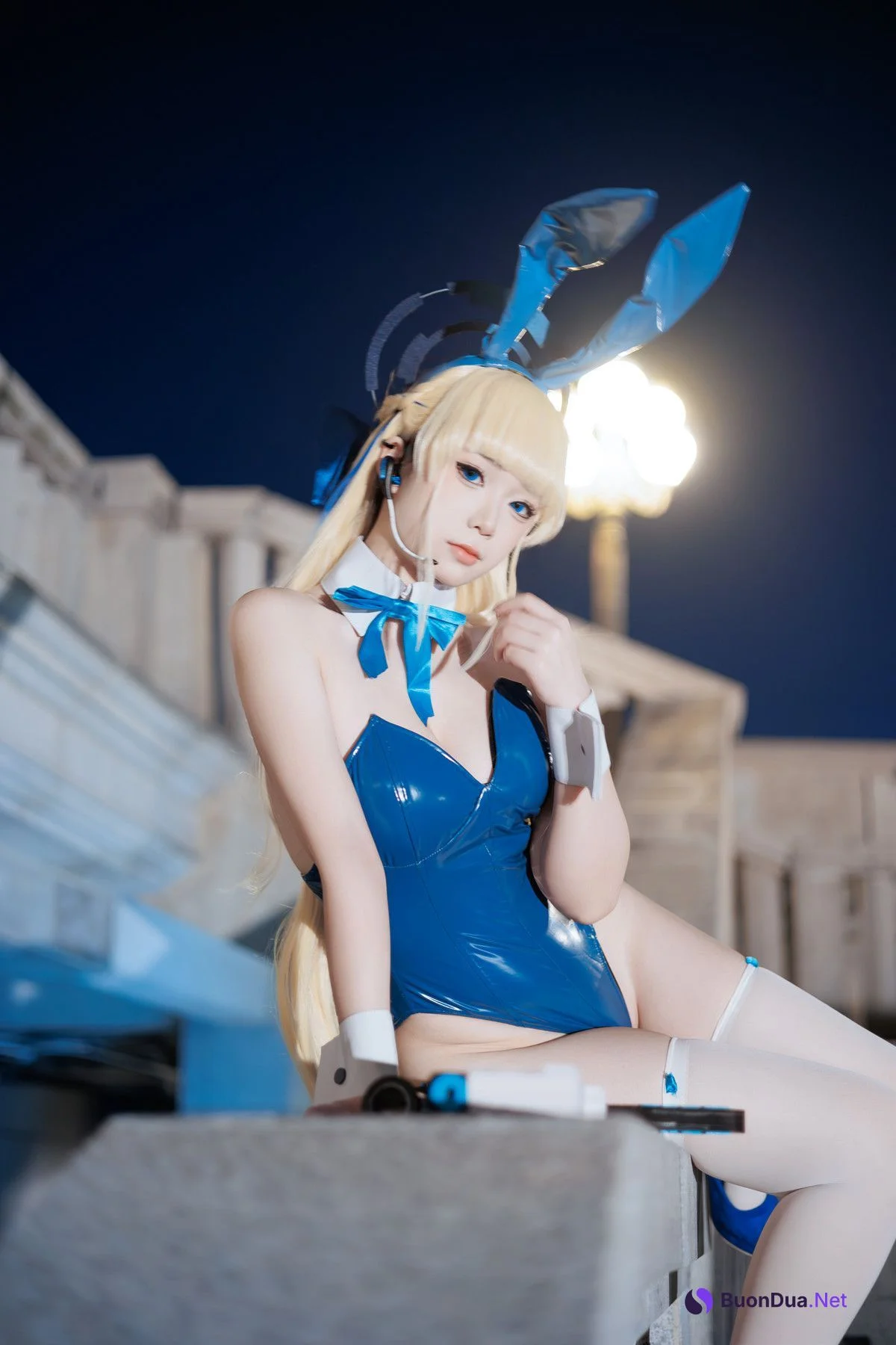 Cosplay 樱落酱w 蔚蓝档案 toki兔女郎 - Photo 6